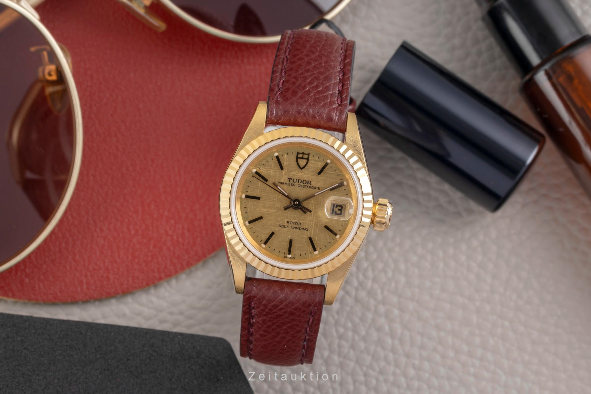 Tudor Princess Oysterdate vergoldet Automatik Ref. 92411N Rolex Case Klassiker [2604286]
