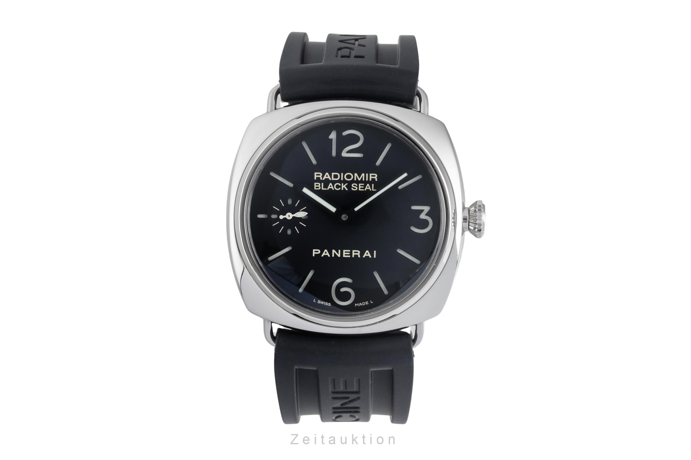 Panerai Radiomir Black Seal Handaufzug Edelstahl Ref. PAM00183 B&P 2006 [2604291]