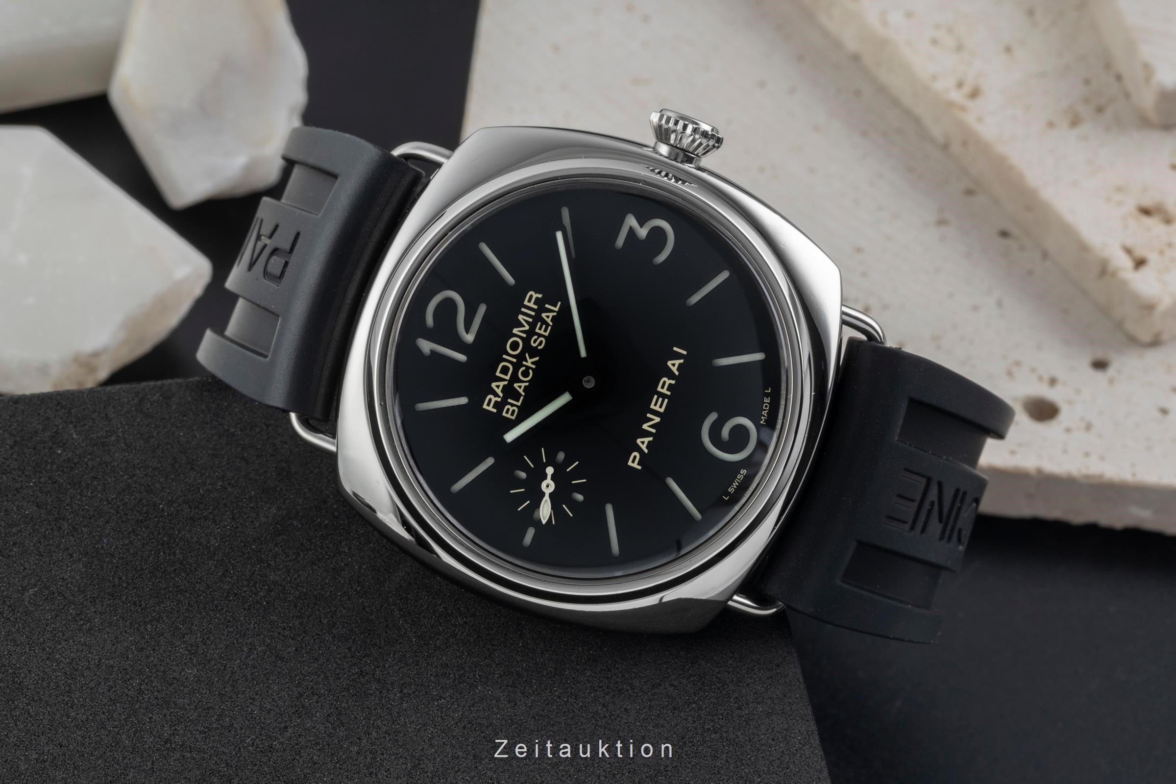 Panerai Radiomir Black Seal Handaufzug Edelstahl Ref. PAM00183 B&P 2006 [2604291]