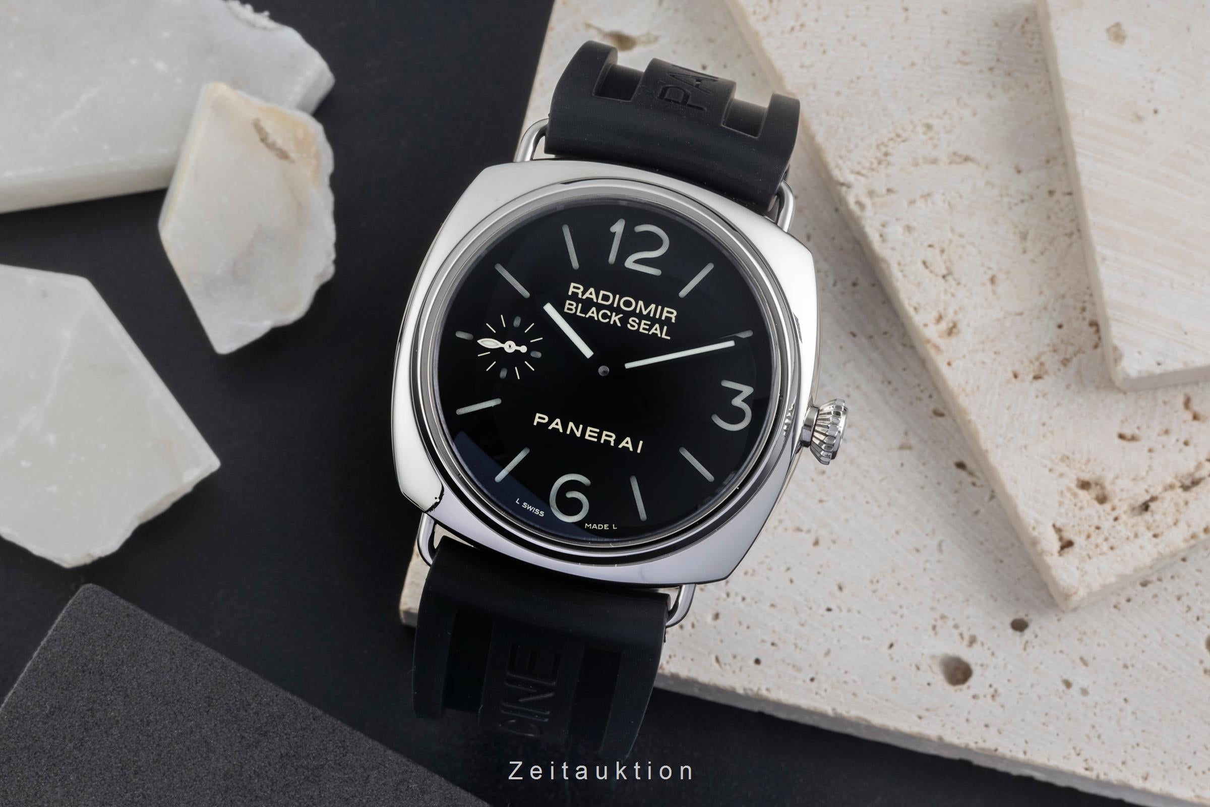 Panerai Radiomir Black Seal Handaufzug Edelstahl Ref. PAM00183 B&P 2006 [2604291]