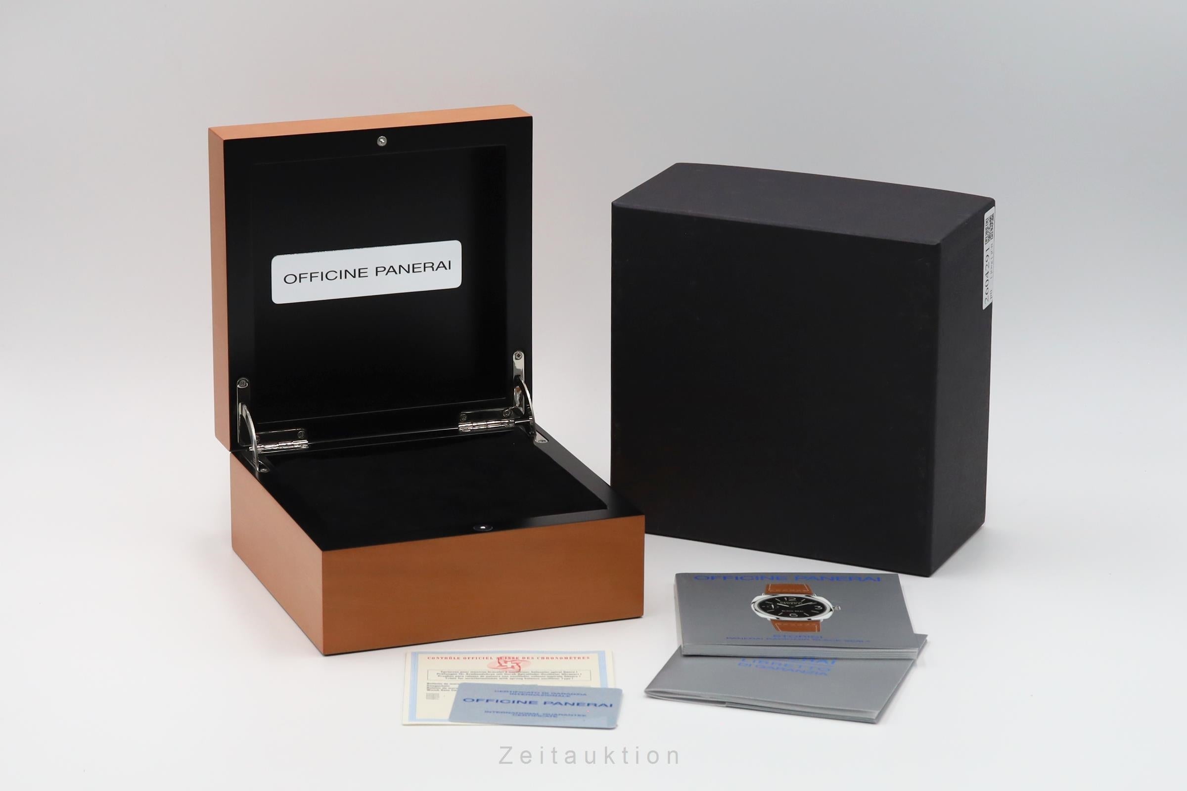 Panerai Radiomir Black Seal Handaufzug Edelstahl Ref. PAM00183 B&P 2006 [2604291]