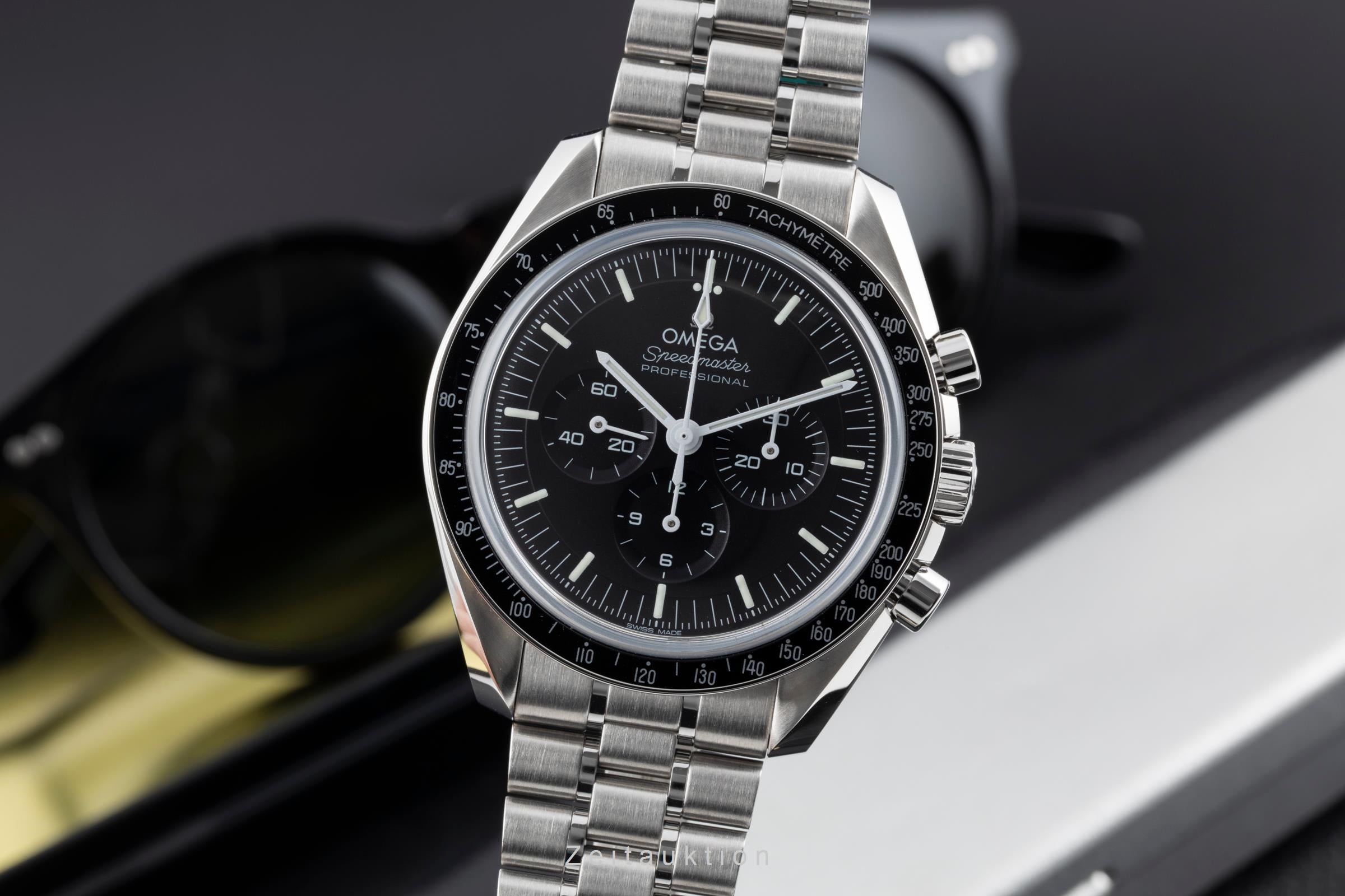 Omega Speedmaster Moonwatch cronografo acciaio carica manuale orologio da uomo 310.30.42.50.01.002 LP: 8700EUR  [2604293]
