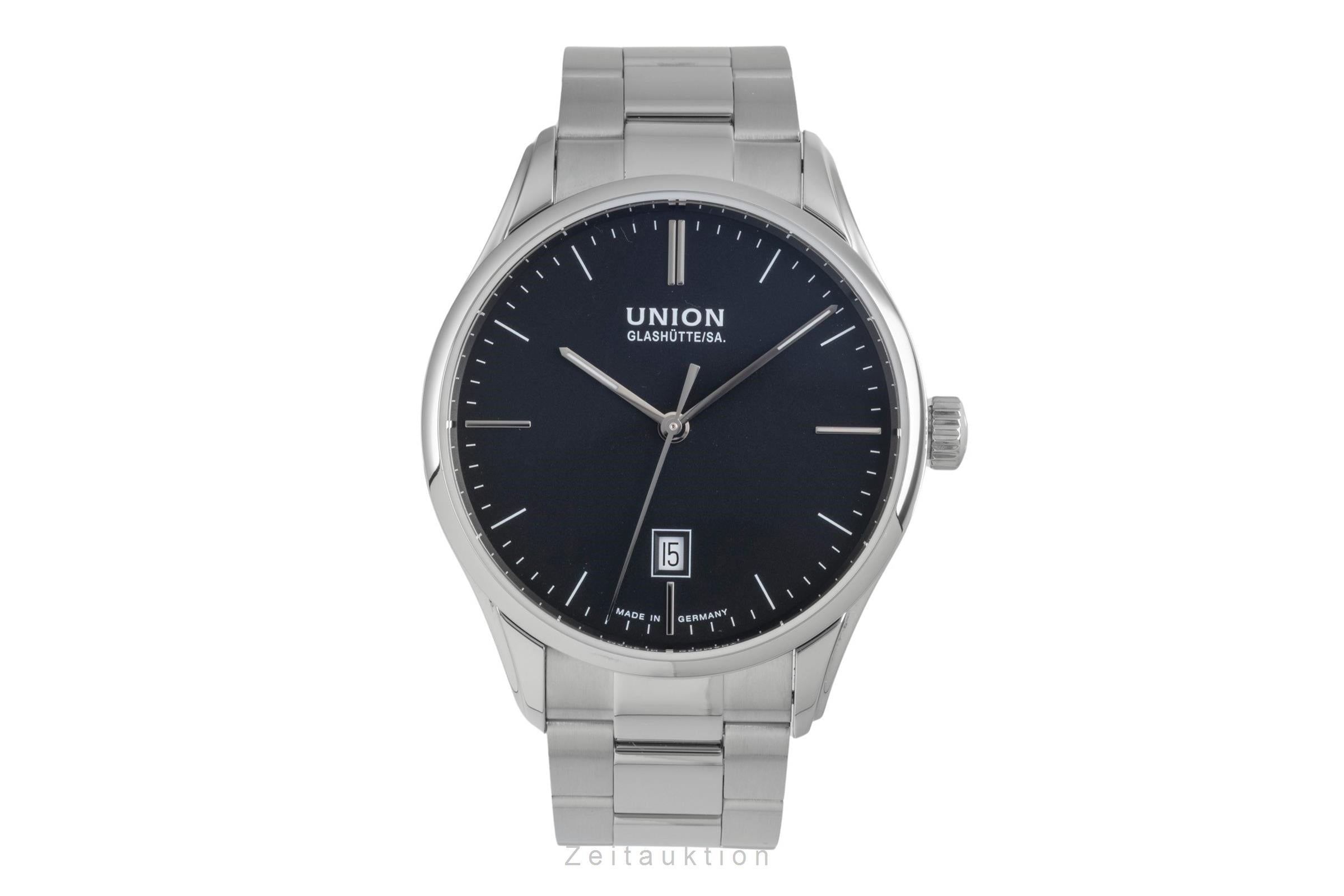 Union Glashütte Viro steel automatic men's watch D011.407.11.051.00 LP: 1980EUR  [2604294]