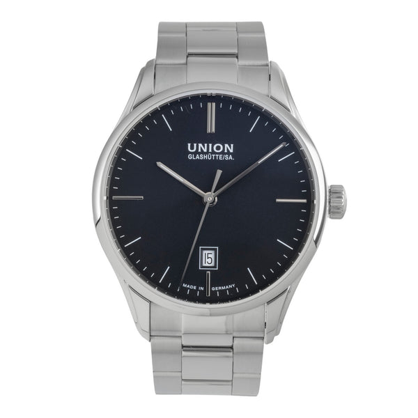 Union Glashütte Viro steel automatic men's watch D011.407.11.051.00 LP: 1980EUR  [2604294]