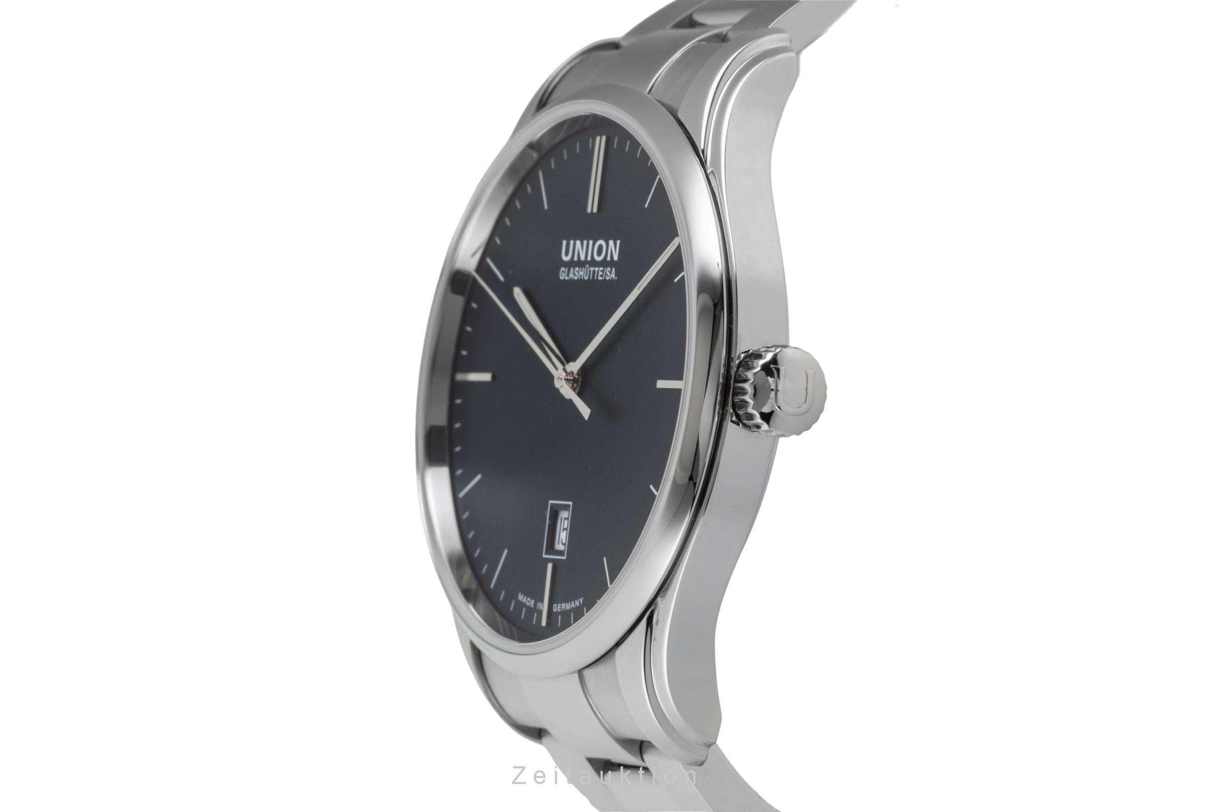 Union Glashütte Viro steel automatic men's watch D011.407.11.051.00 LP: 1980EUR  [2604294]