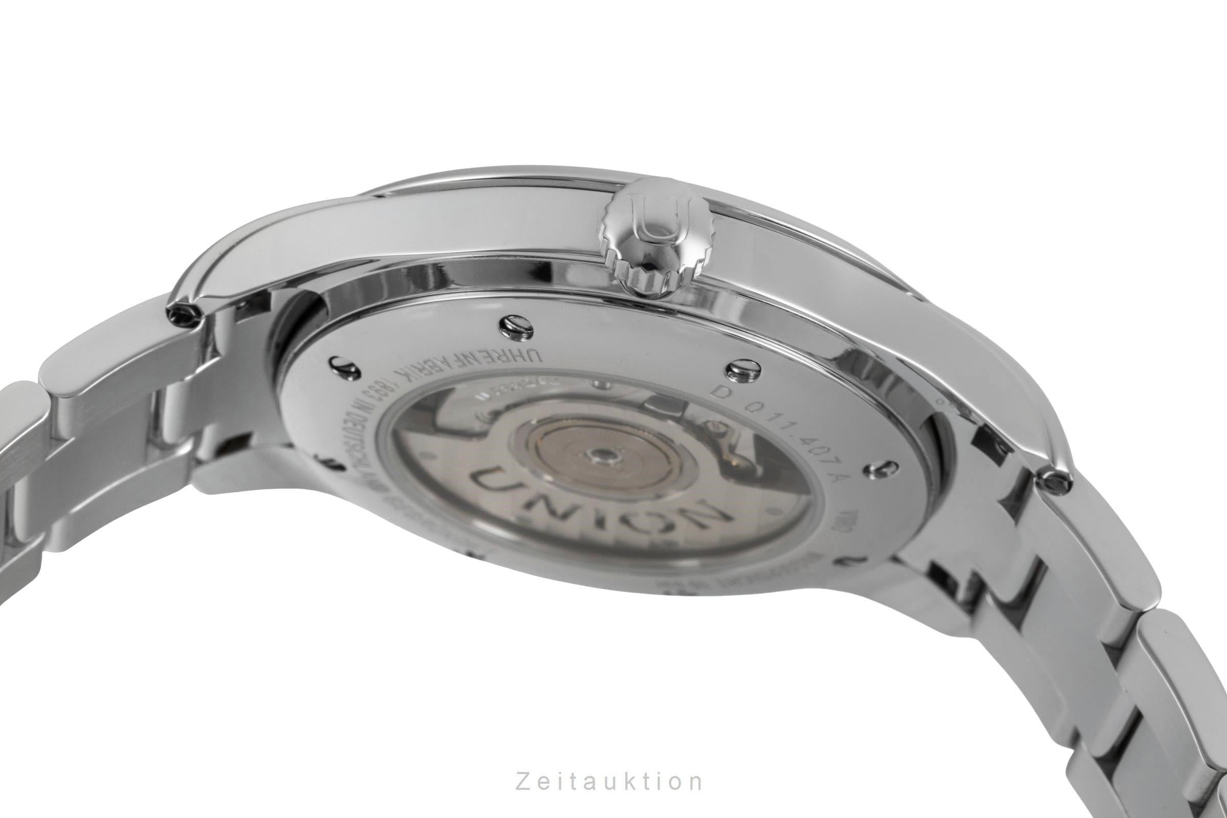 Union Glashütte Viro steel automatic men's watch D011.407.11.051.00 LP: 1980EUR  [2604294]
