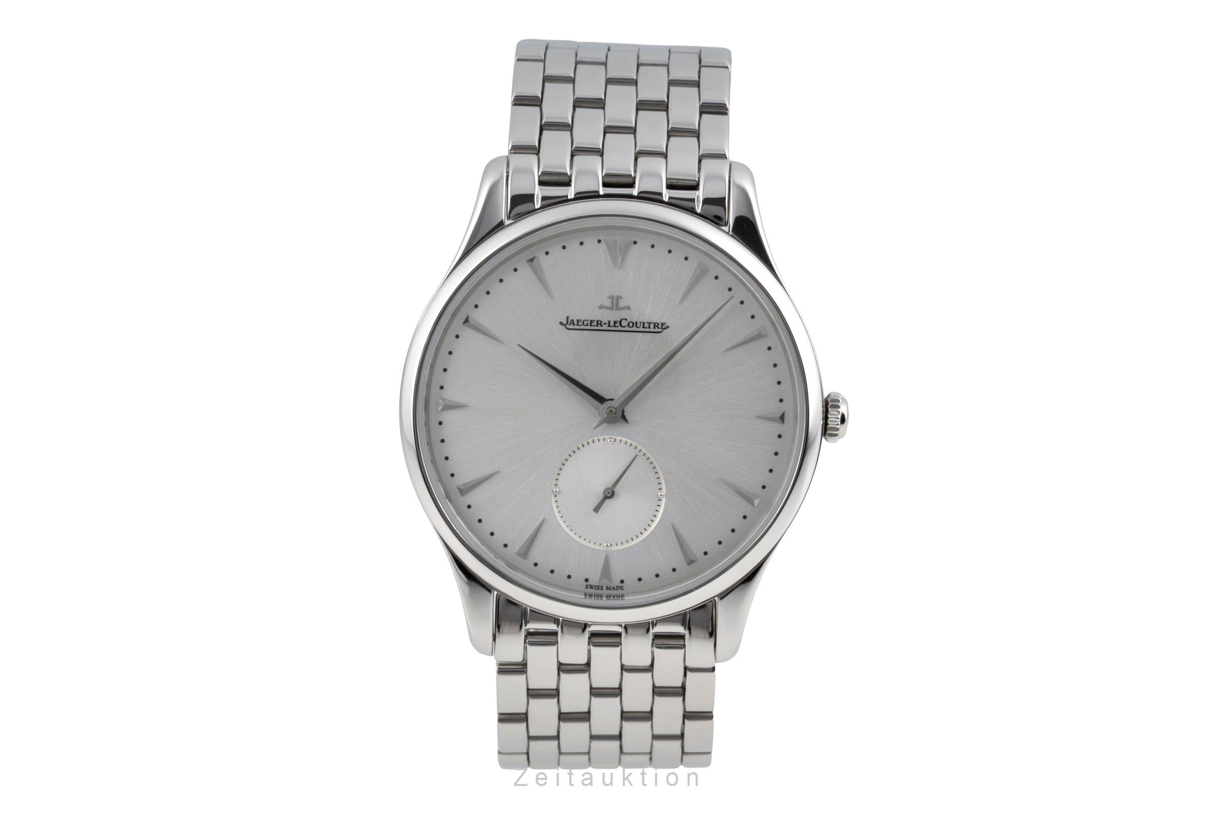 Jaeger LeCoultre Master Ultra Thin steel automatic men's watch Q1358120 , 174.8.90.S  [2604299]