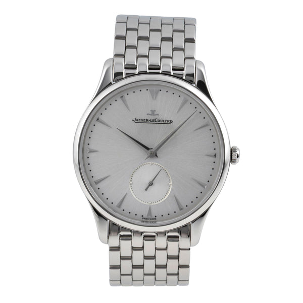 Jaeger LeCoultre Master Ultra Thin steel automatic men's watch Q1358120 , 174.8.90.S  [2604299]