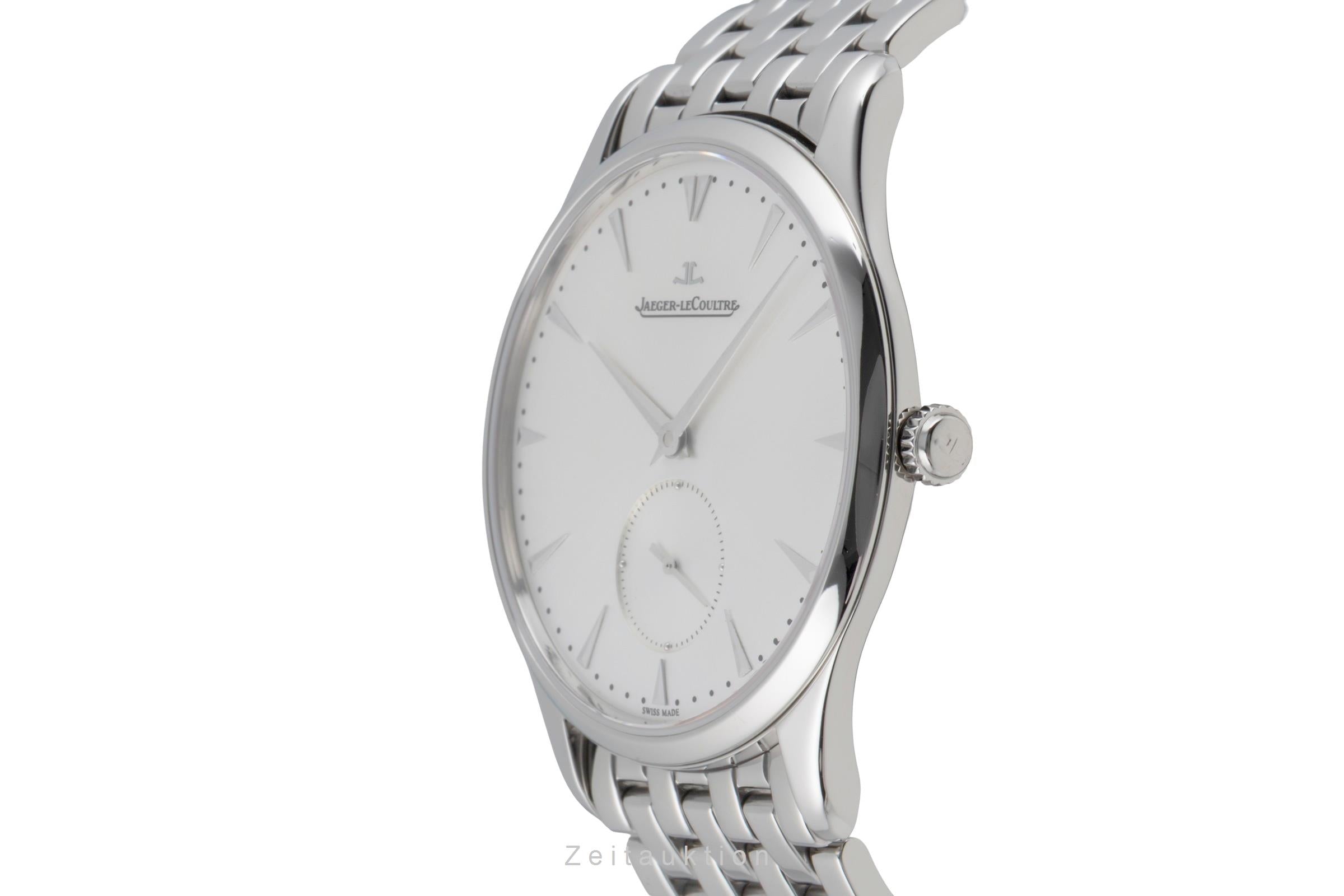 Jaeger LeCoultre Master Ultra Thin steel automatic men's watch Q1358120 , 174.8.90.S  [2604299]