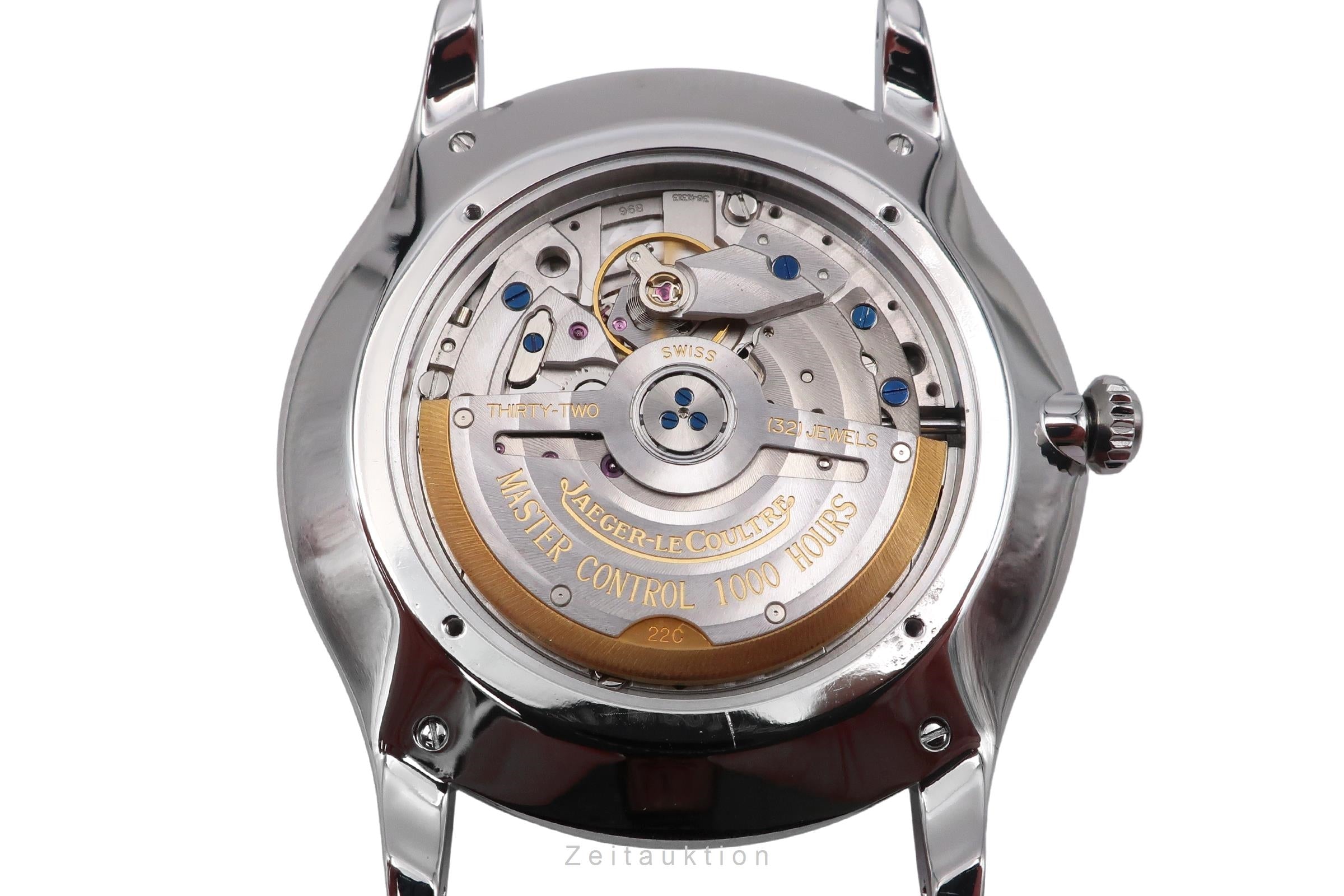 Jaeger LeCoultre Master Ultra Thin steel automatic men's watch Q1358120 , 174.8.90.S  [2604299]