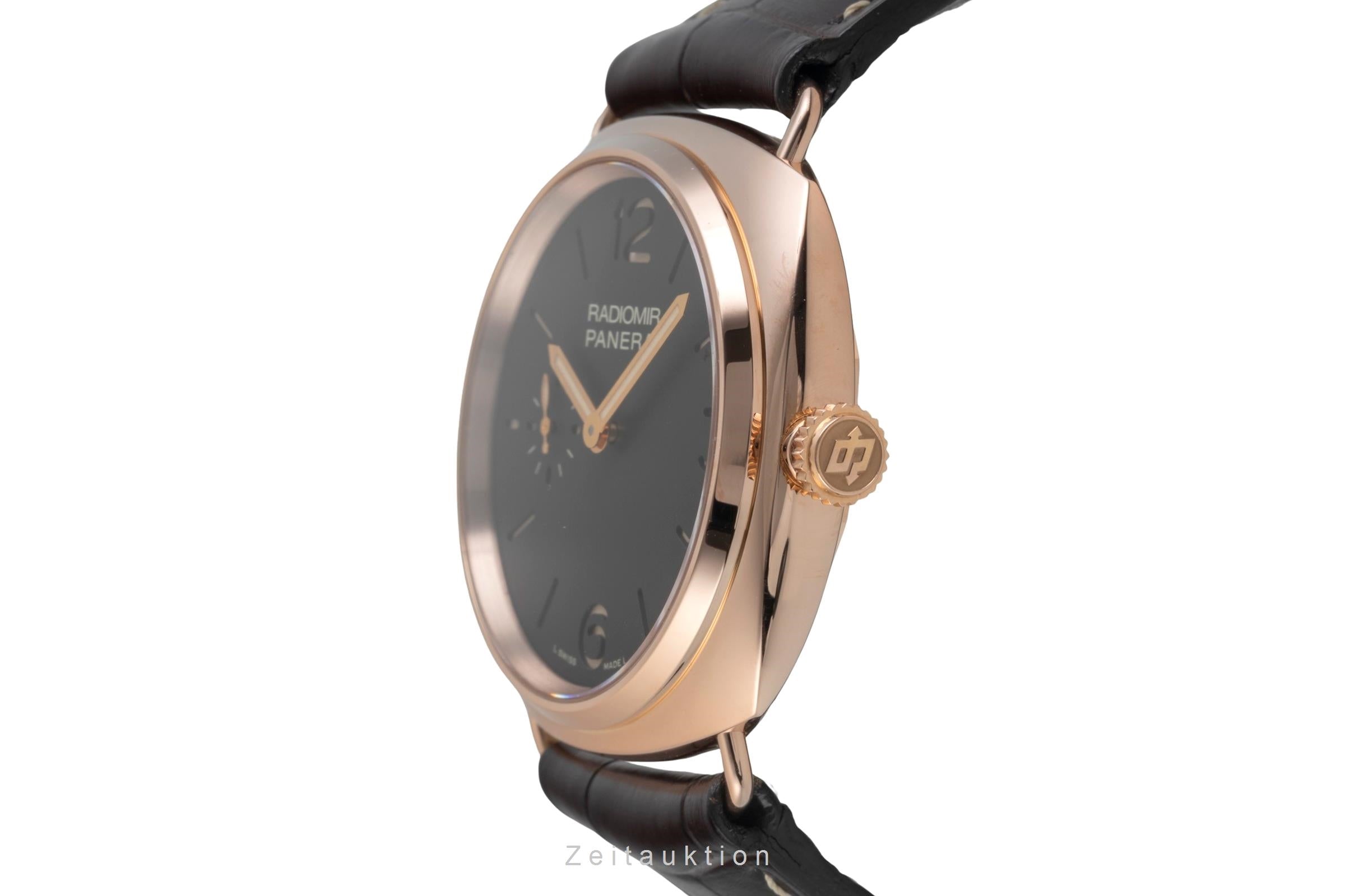 Panerai Radiomir 18 ct red gold manual winding men's watch PAM00439  [2604302]