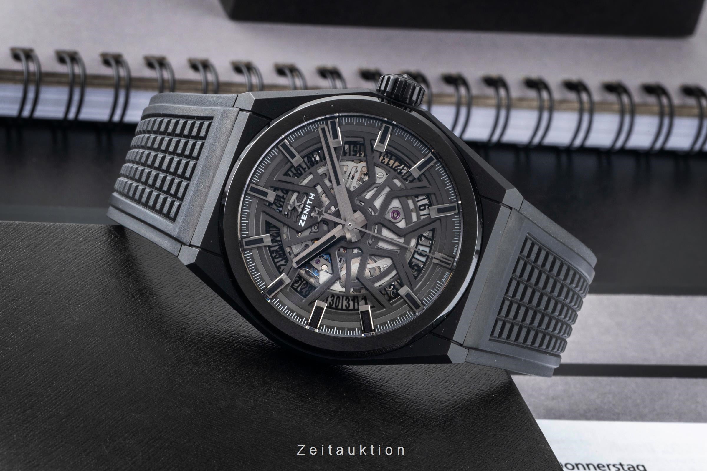 Zenith Defy ceramic automatic men's watch 49.9000.670/77.R782 LP: 7600EUR  [2604303]
