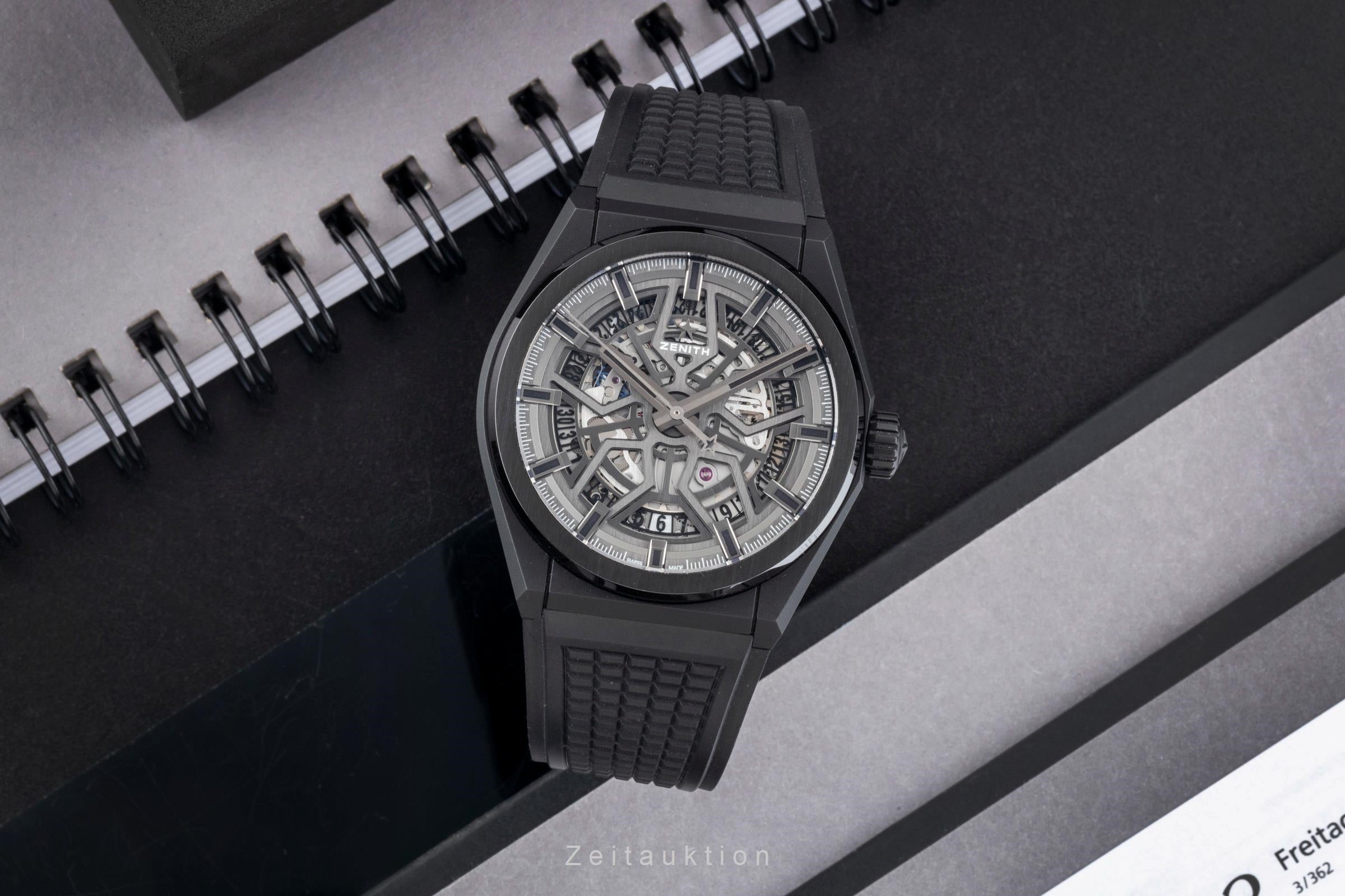 Zenith Defy ceramic automatic men's watch 49.9000.670/77.R782 LP: 7600EUR  [2604303]