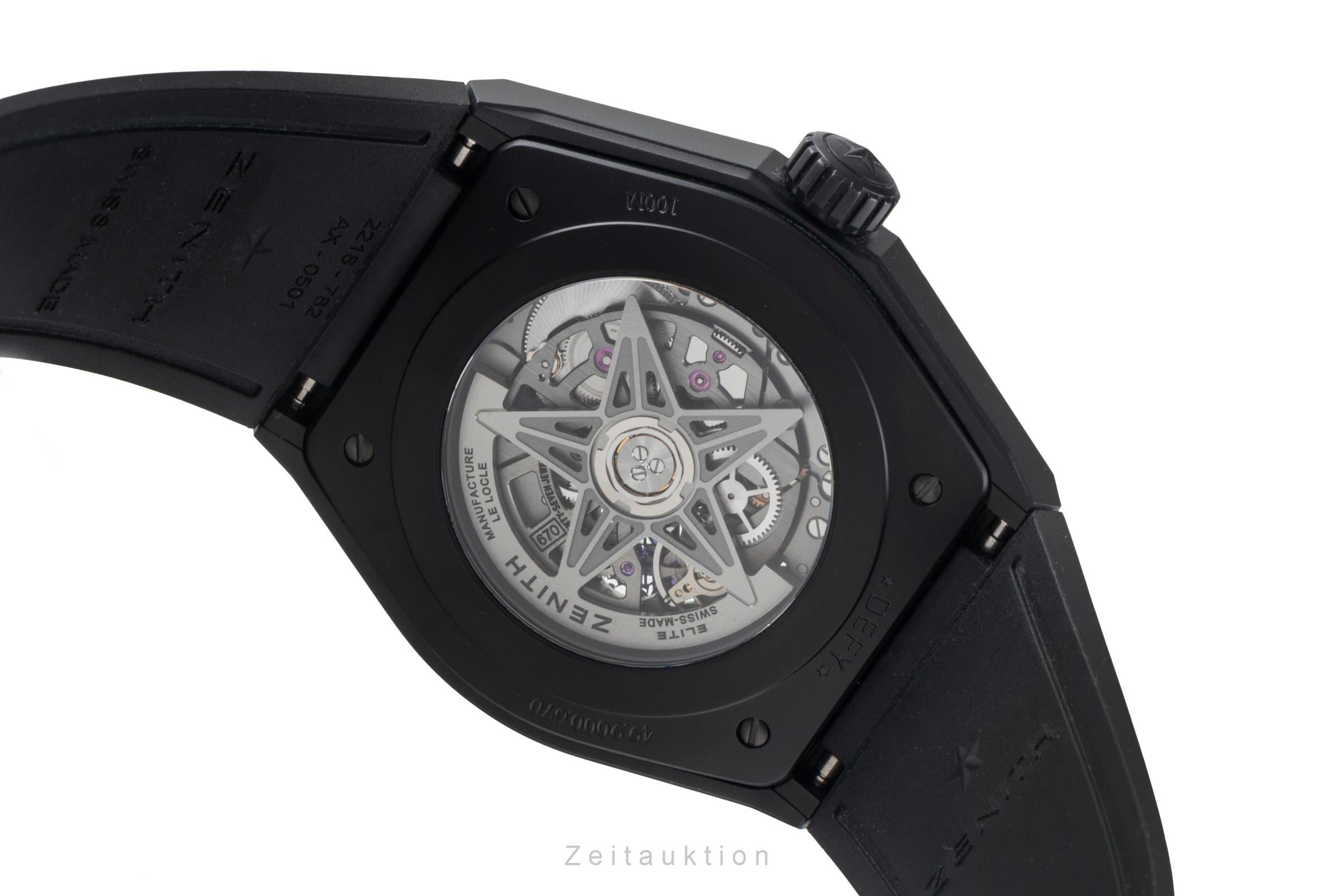 Zenith Defy ceramic automatic men's watch 49.9000.670/77.R782 LP: 7600EUR  [2604303]