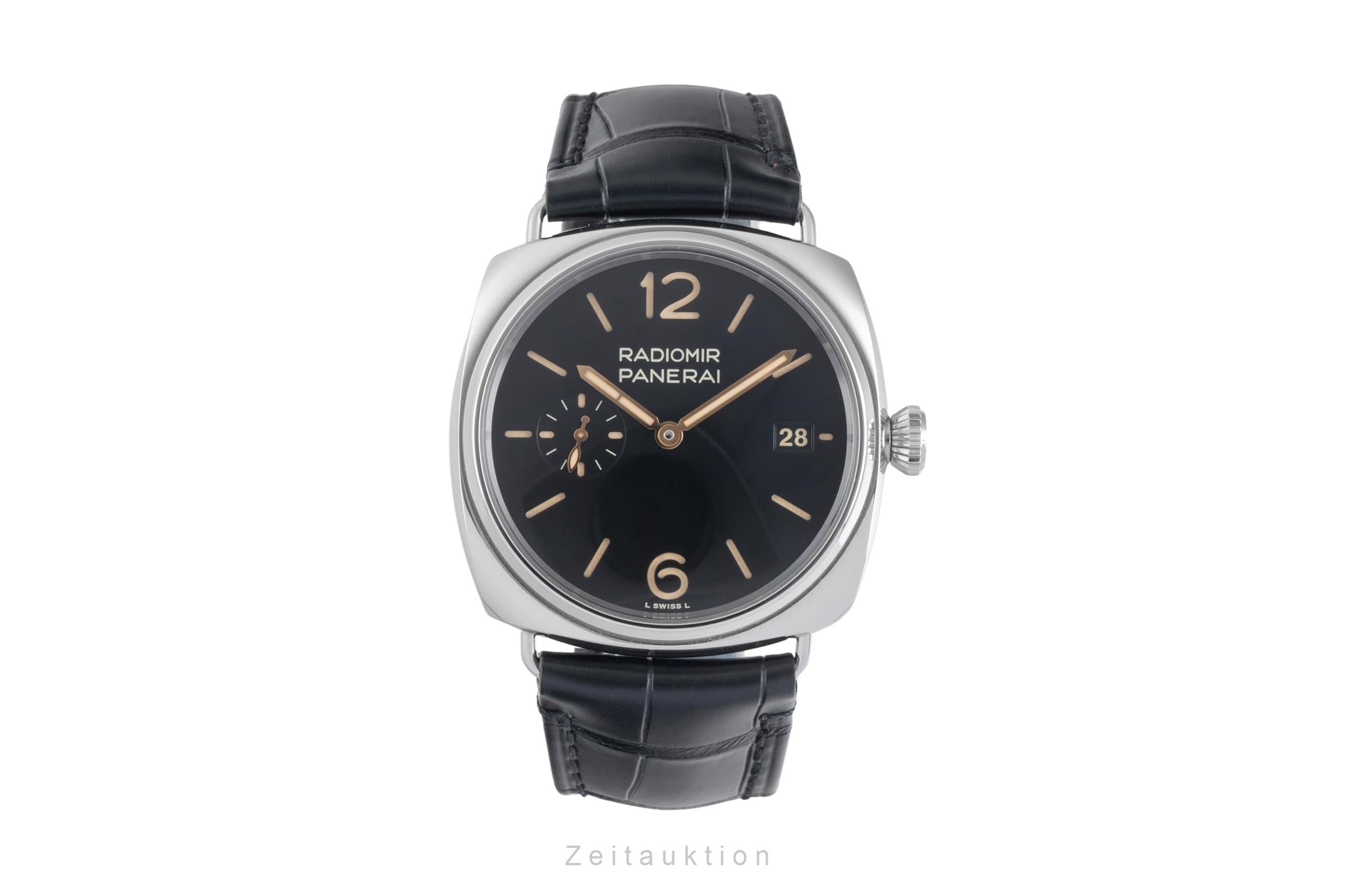 Panerai Radiomir acero automático reloj para caballeros PAM01572 LP: 6300EUR  [2604304]