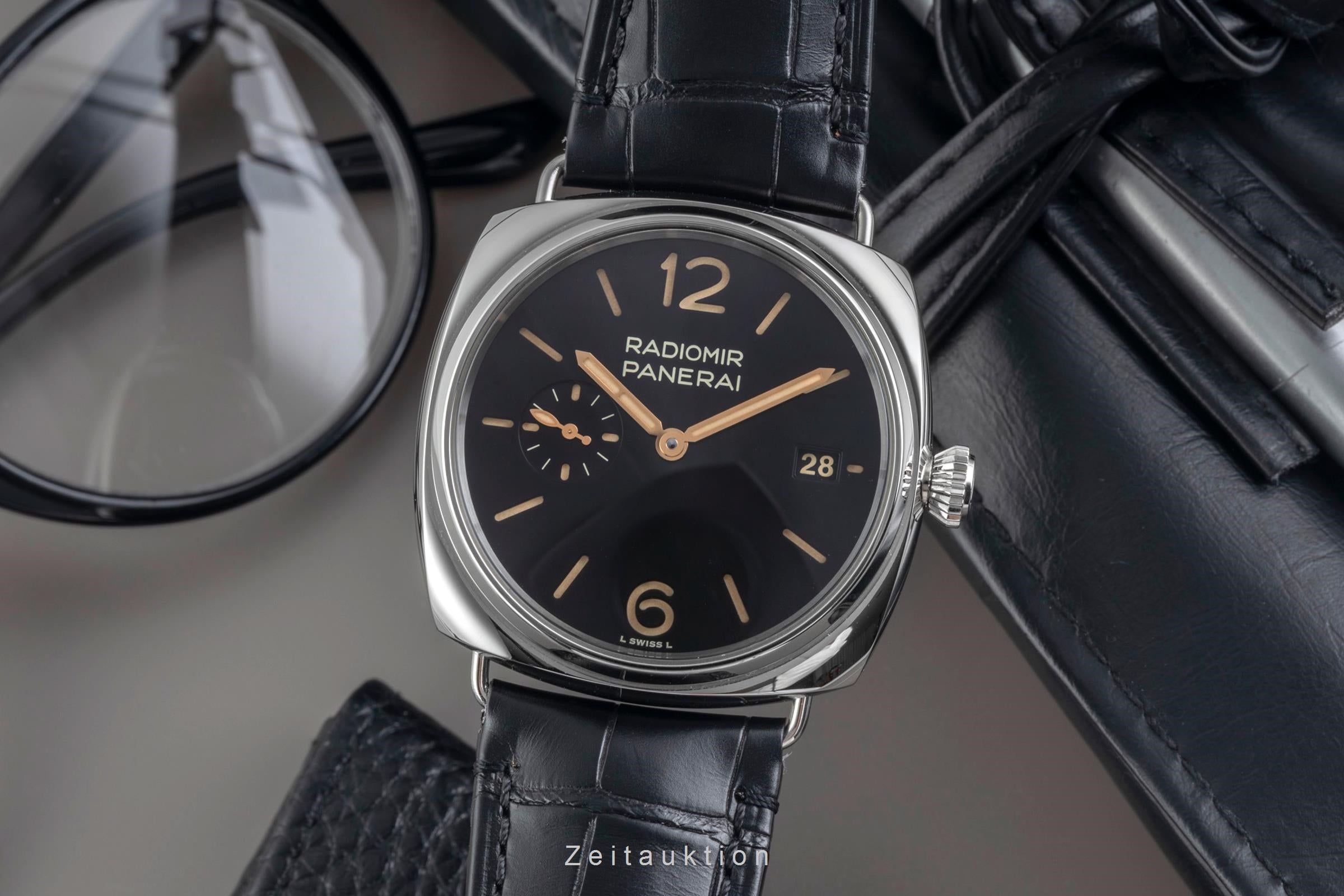 Panerai Radiomir acero automático reloj para caballeros PAM01572 LP: 6300EUR  [2604304]