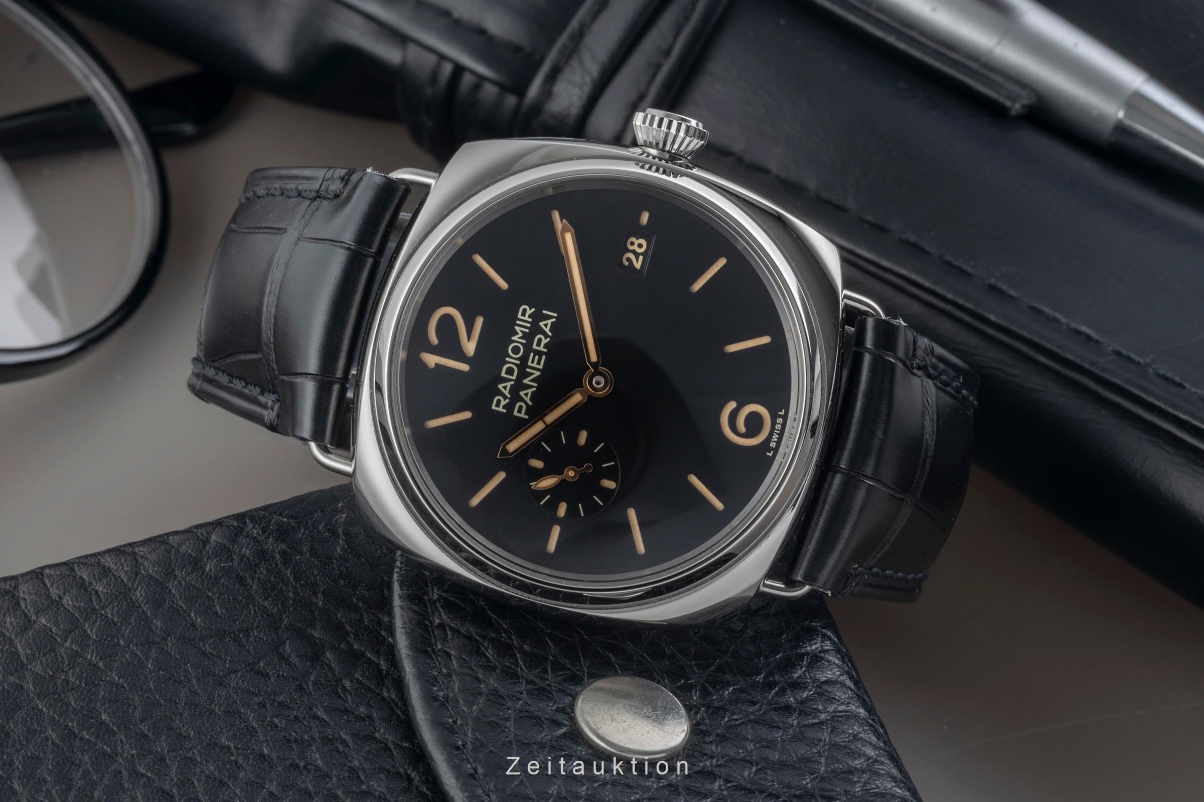 Panerai Radiomir acero automático reloj para caballeros PAM01572 LP: 6300EUR  [2604304]