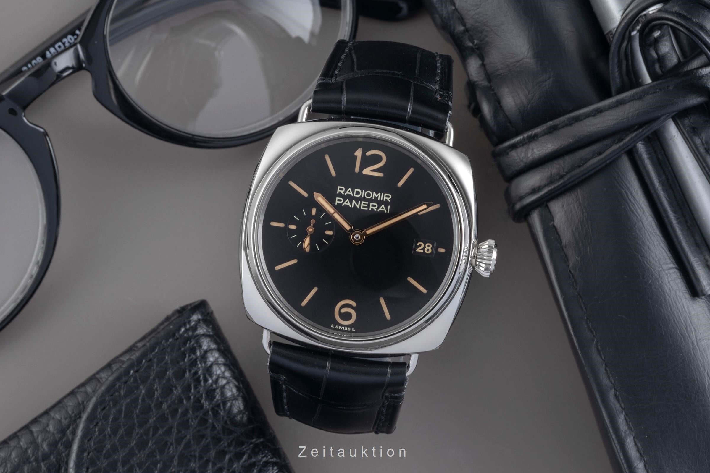 Panerai Radiomir acero automático reloj para caballeros PAM01572 LP: 6300EUR  [2604304]