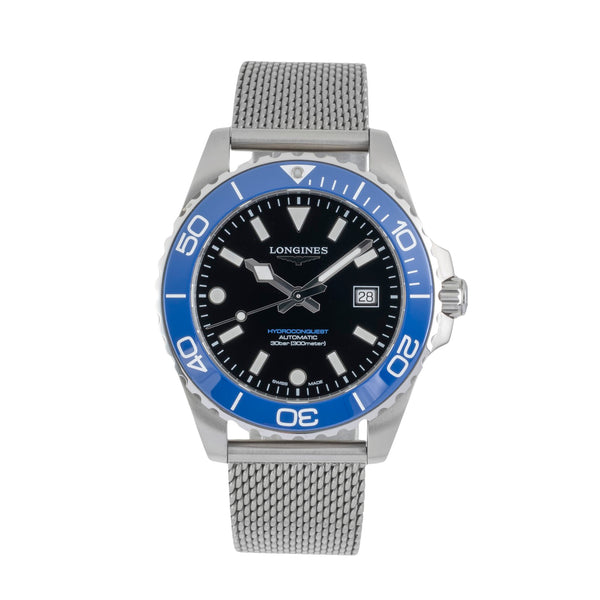 Longines Hydro Conquest steel automatic men's watch  L3.788.4.90.6 LP: 2250EUR  [2604305]