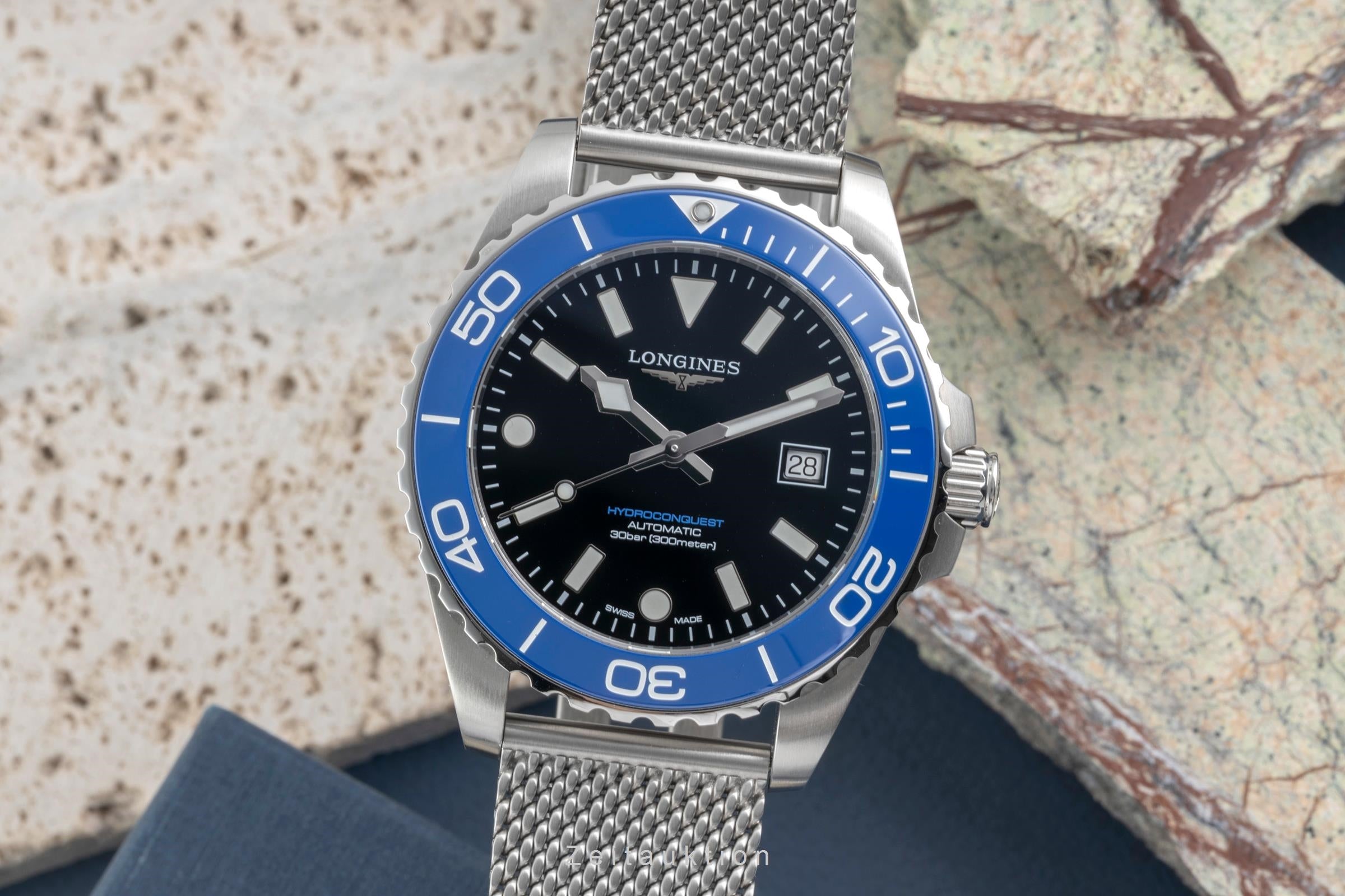 Longines Hydro Conquest steel automatic men's watch  L3.788.4.90.6 LP: 2250EUR  [2604305]