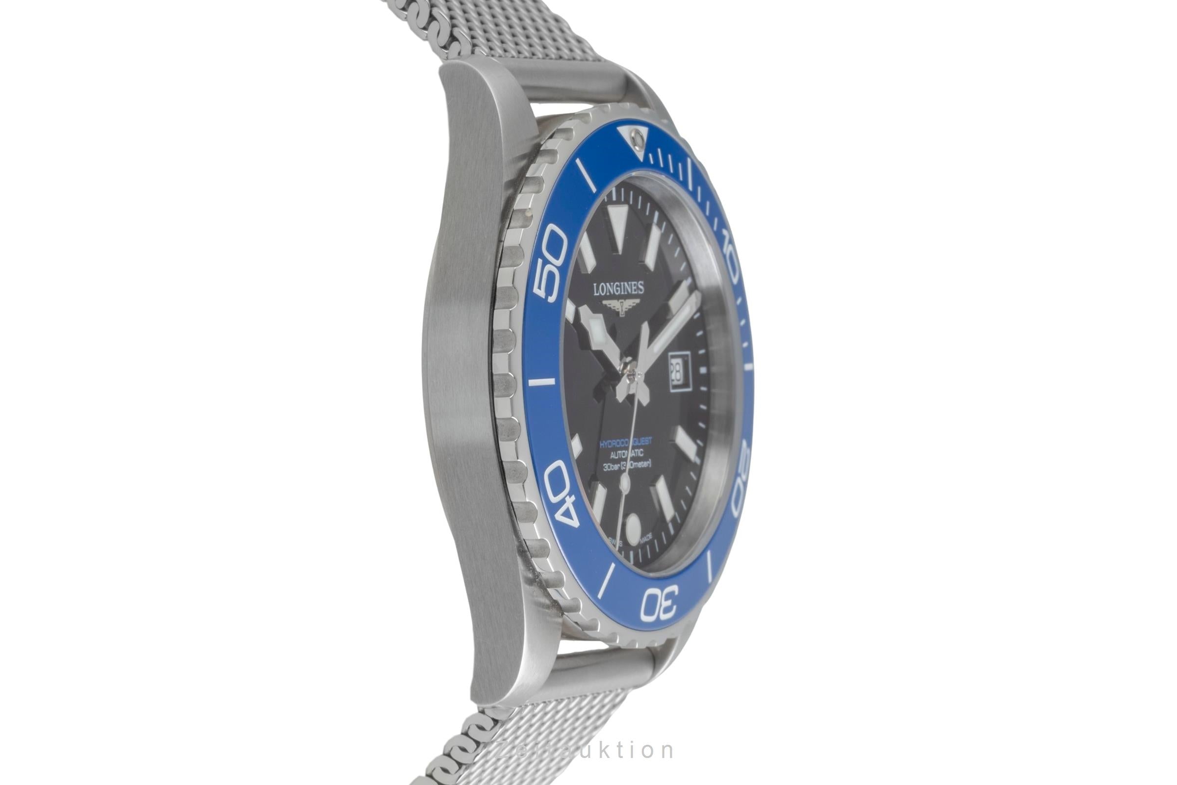 Longines Hydro Conquest steel automatic men's watch  L3.788.4.90.6 LP: 2250EUR  [2604305]