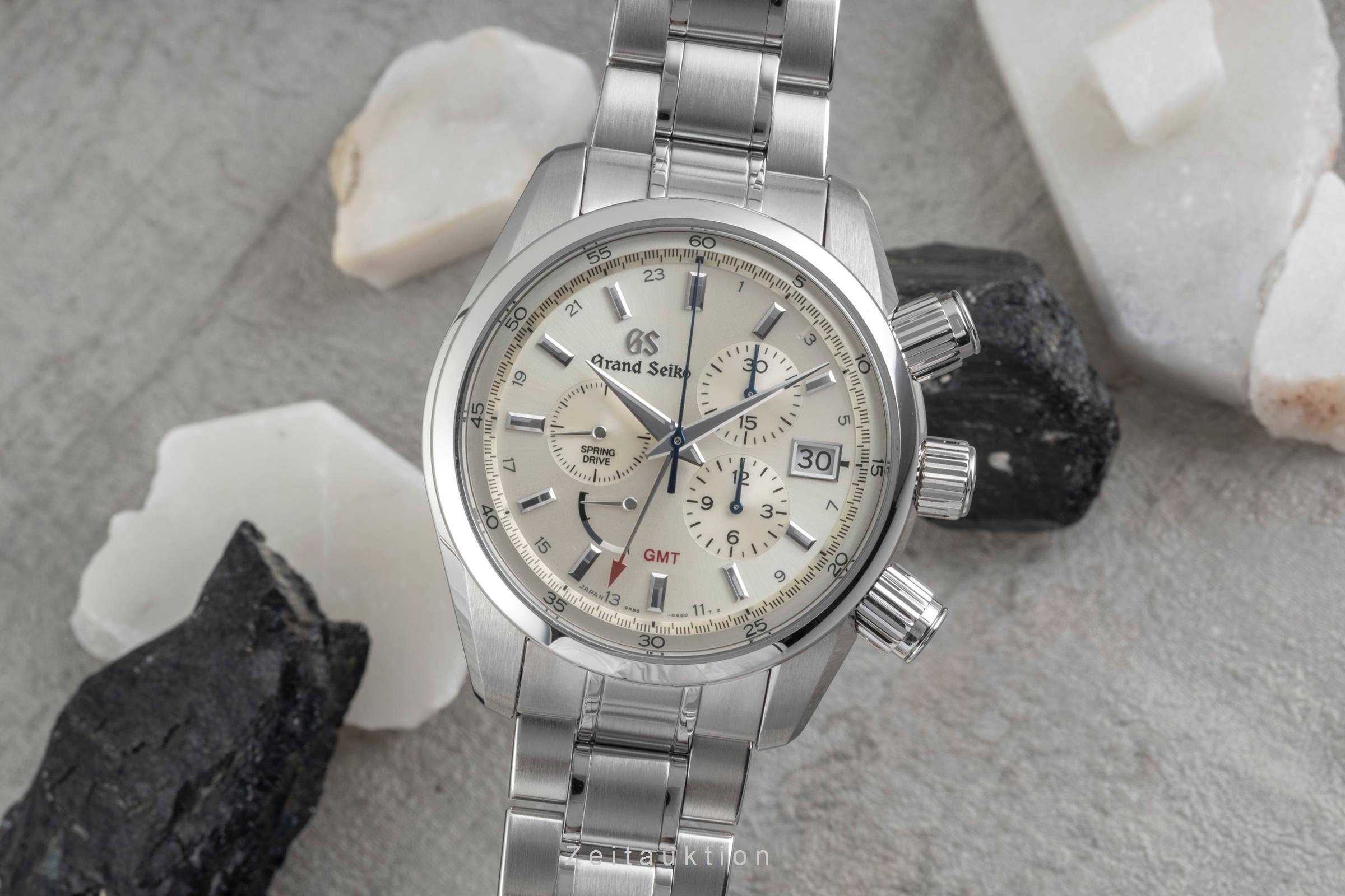 Grand Seiko Sport Spring Drive chronograph steel automatic men's watch SBGC201G LP: 13500EUR  [2604306]