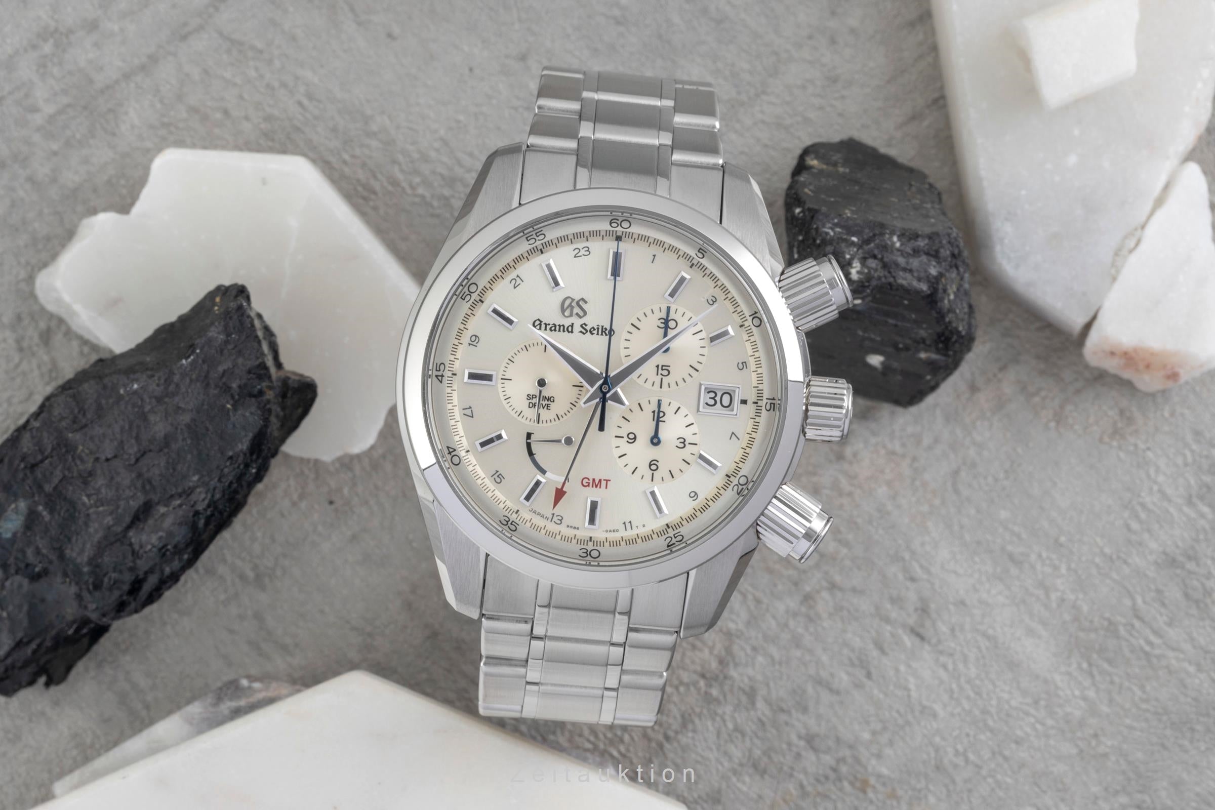 Grand Seiko Sport Spring Drive chronograph steel automatic men's watch SBGC201G LP: 13500EUR  [2604306]