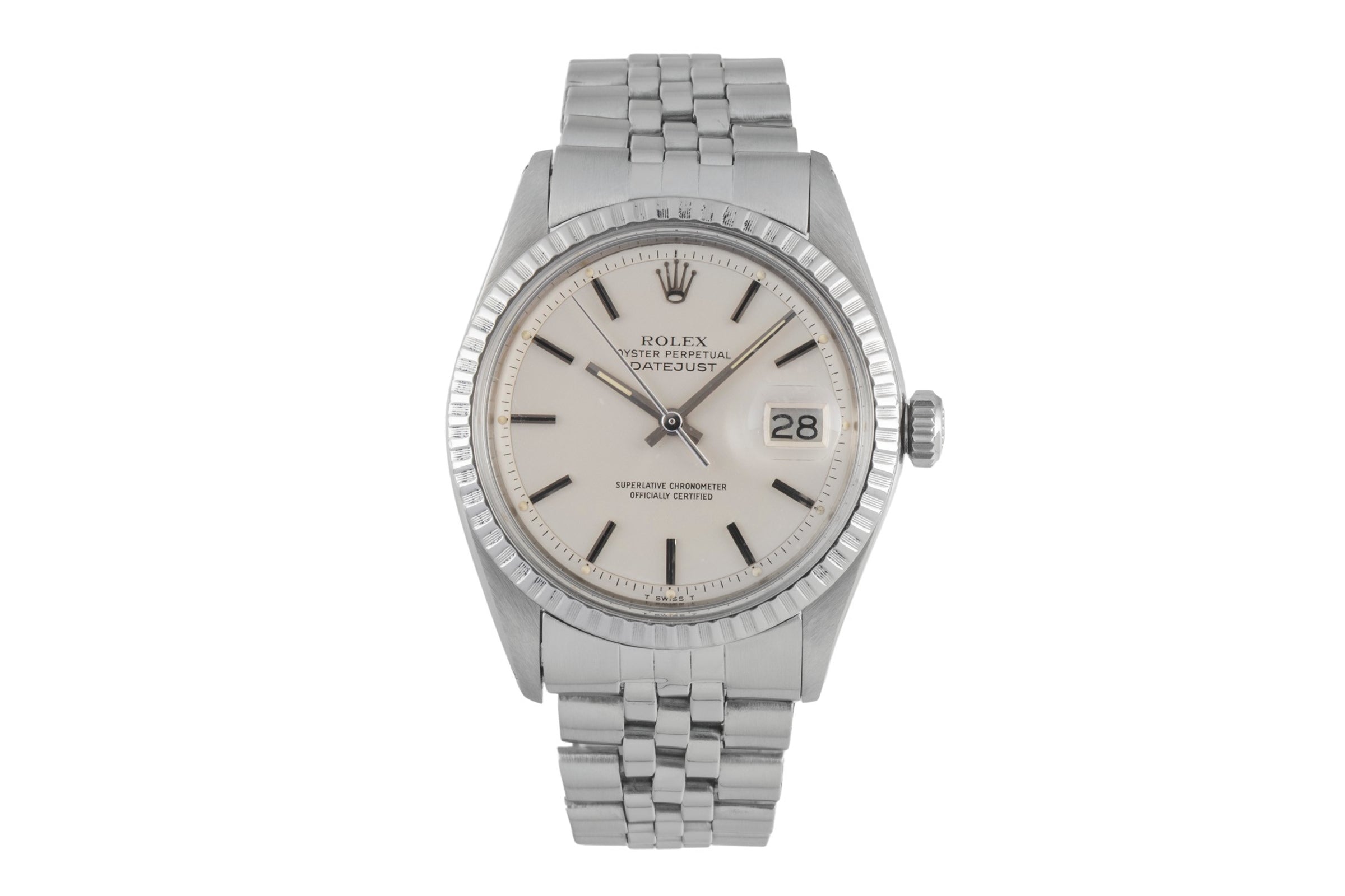 Rolex Datejust acier automatique montre pour hommes 1603 Vintage  [2604307]