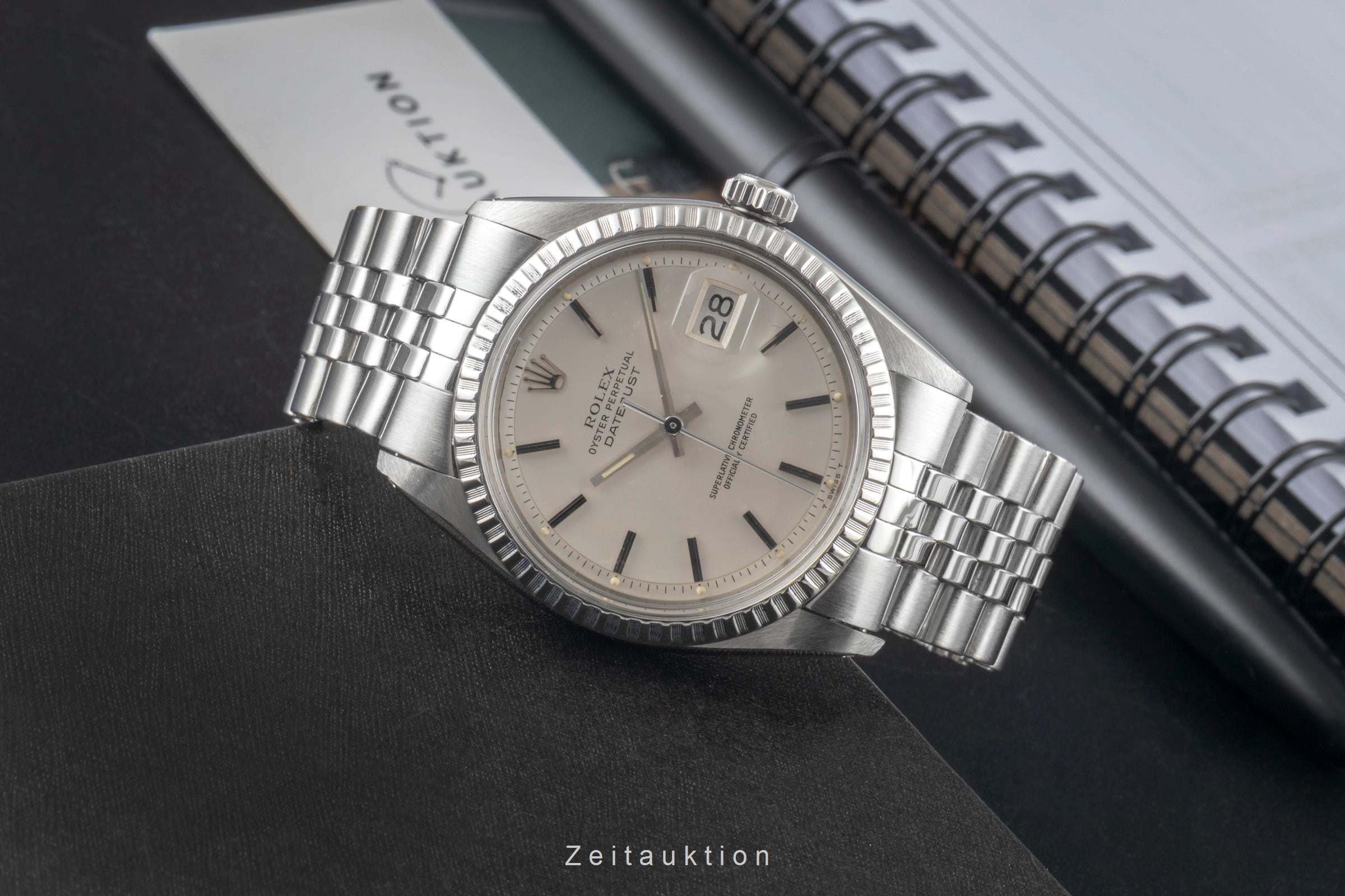Rolex Datejust acero automático reloj para caballeros 1603 Vintage  [2604307]
