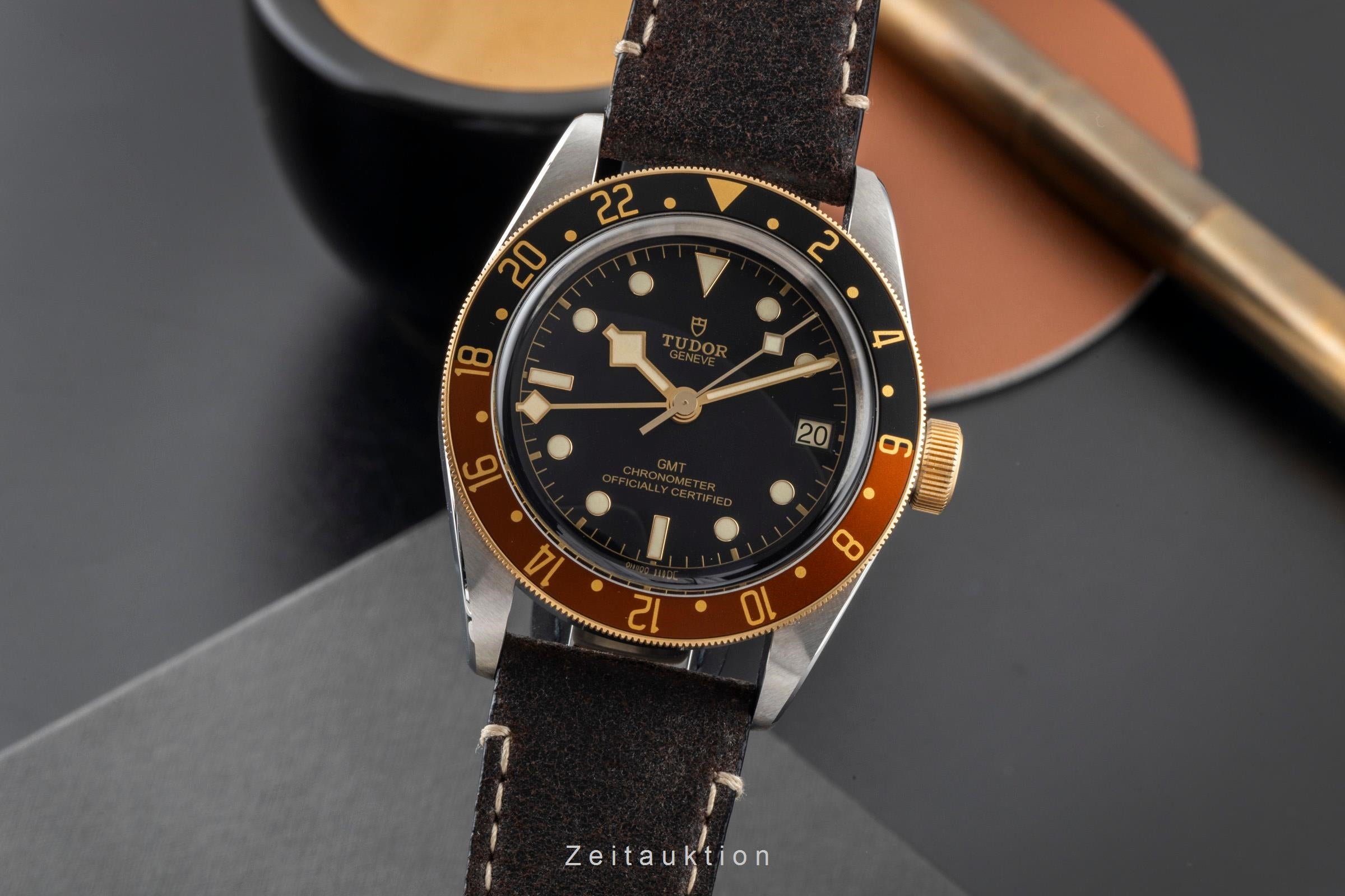 Tudor Black Bay acero / oro automático reloj para caballeros M79833MN-0003 LP: 5260EUR  [2604309]