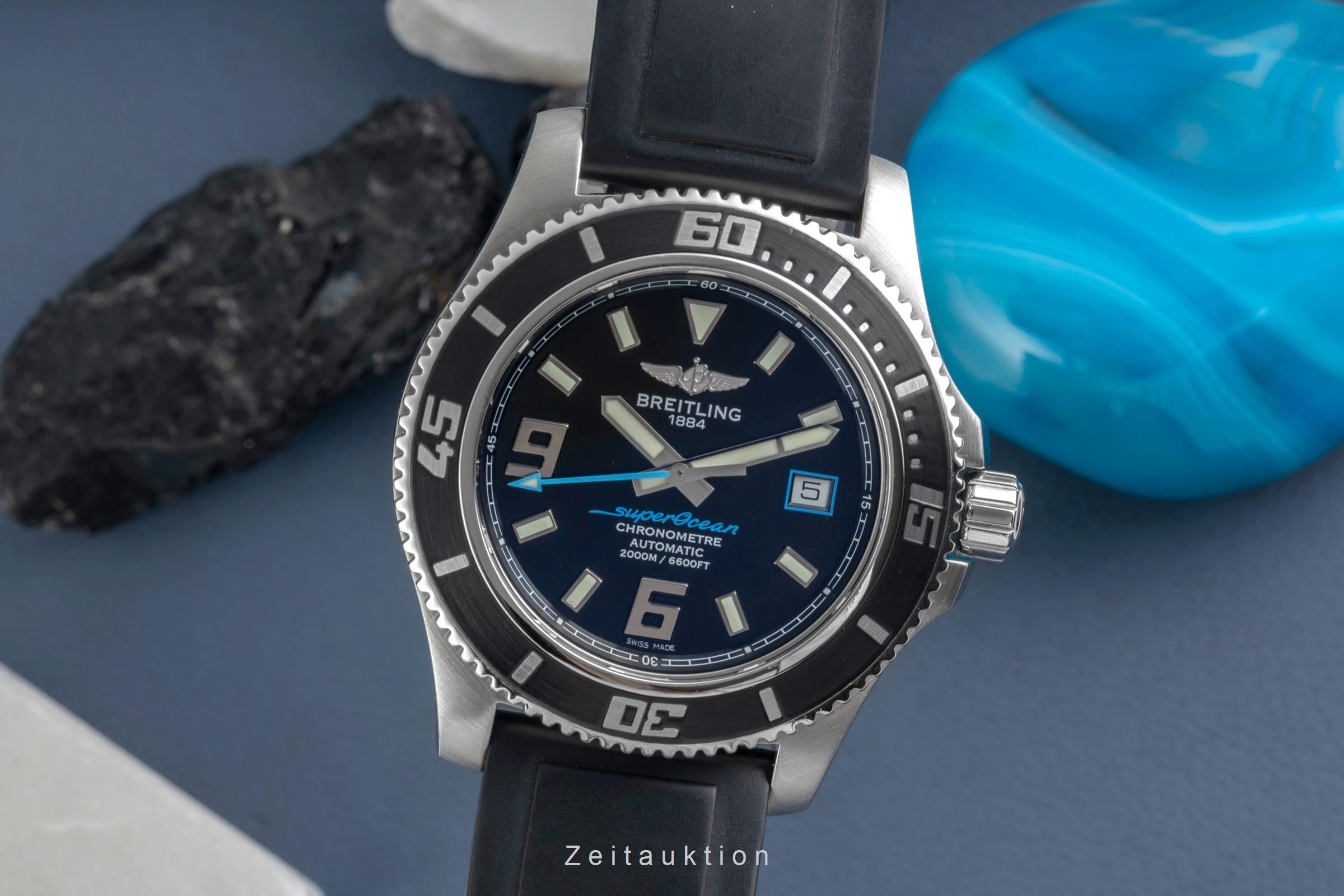 Breitling Superocean acero automático reloj para caballeros A17391 LP: 5550EUR  [2604310]