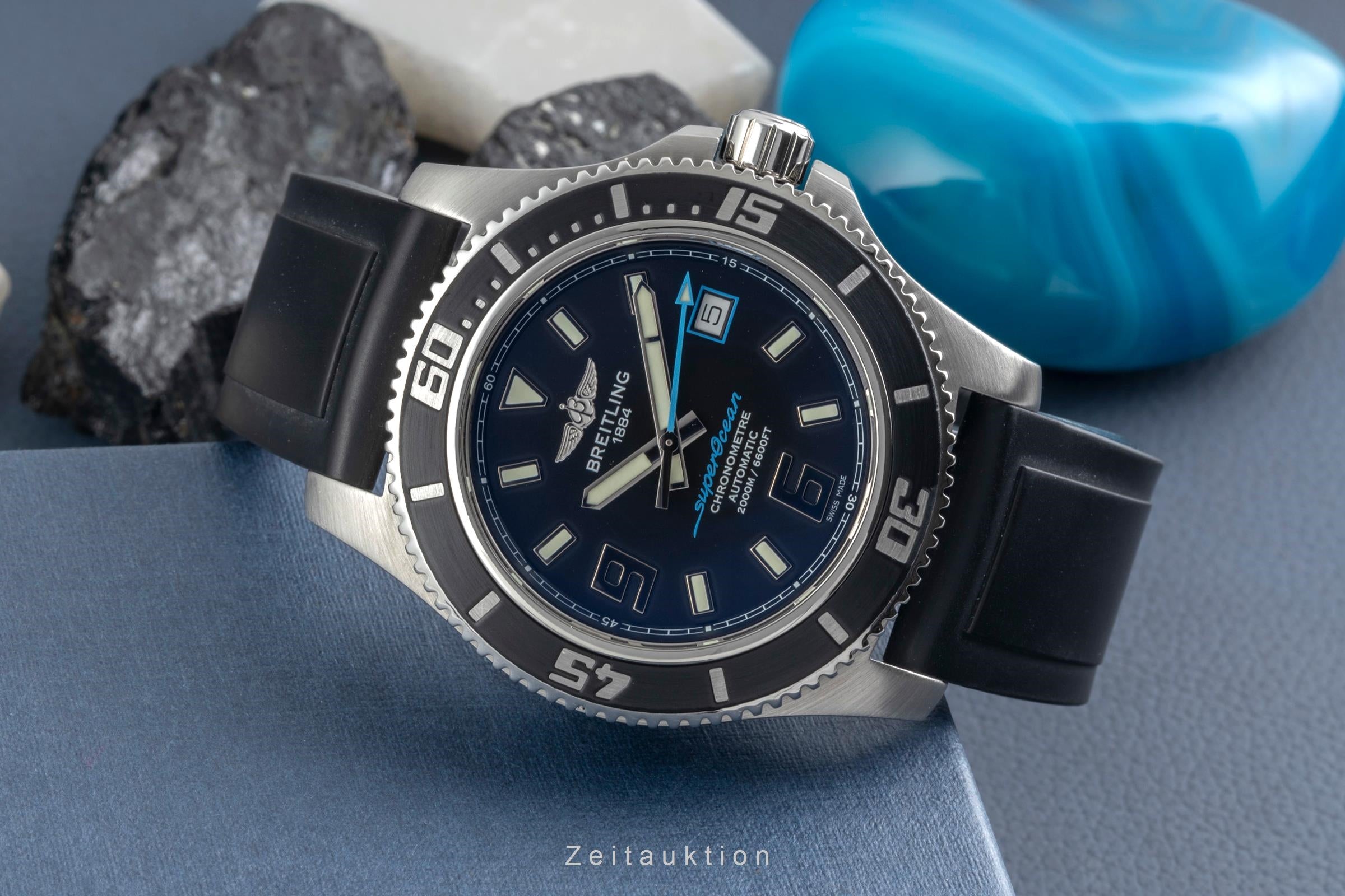 Breitling Superocean acero automático reloj para caballeros A17391 LP: 5550EUR  [2604310]