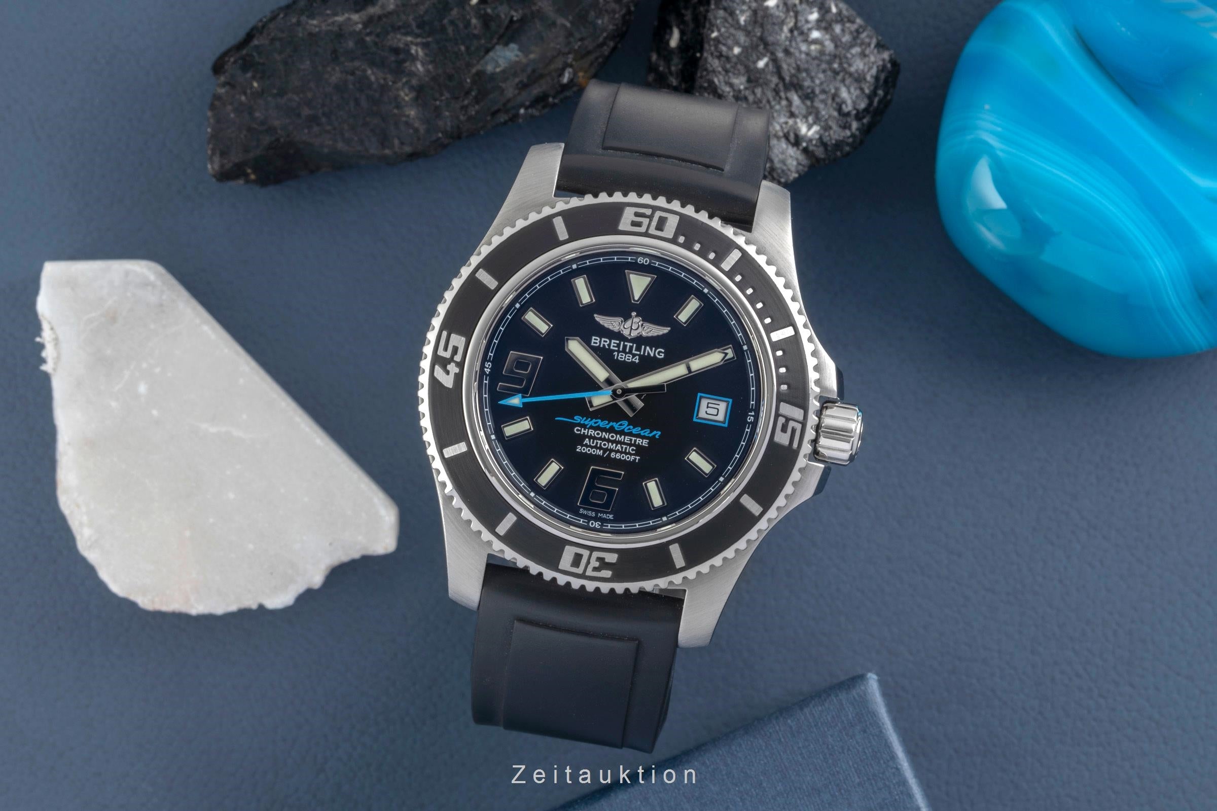 Breitling Superocean acero automático reloj para caballeros A17391 LP: 5550EUR  [2604310]