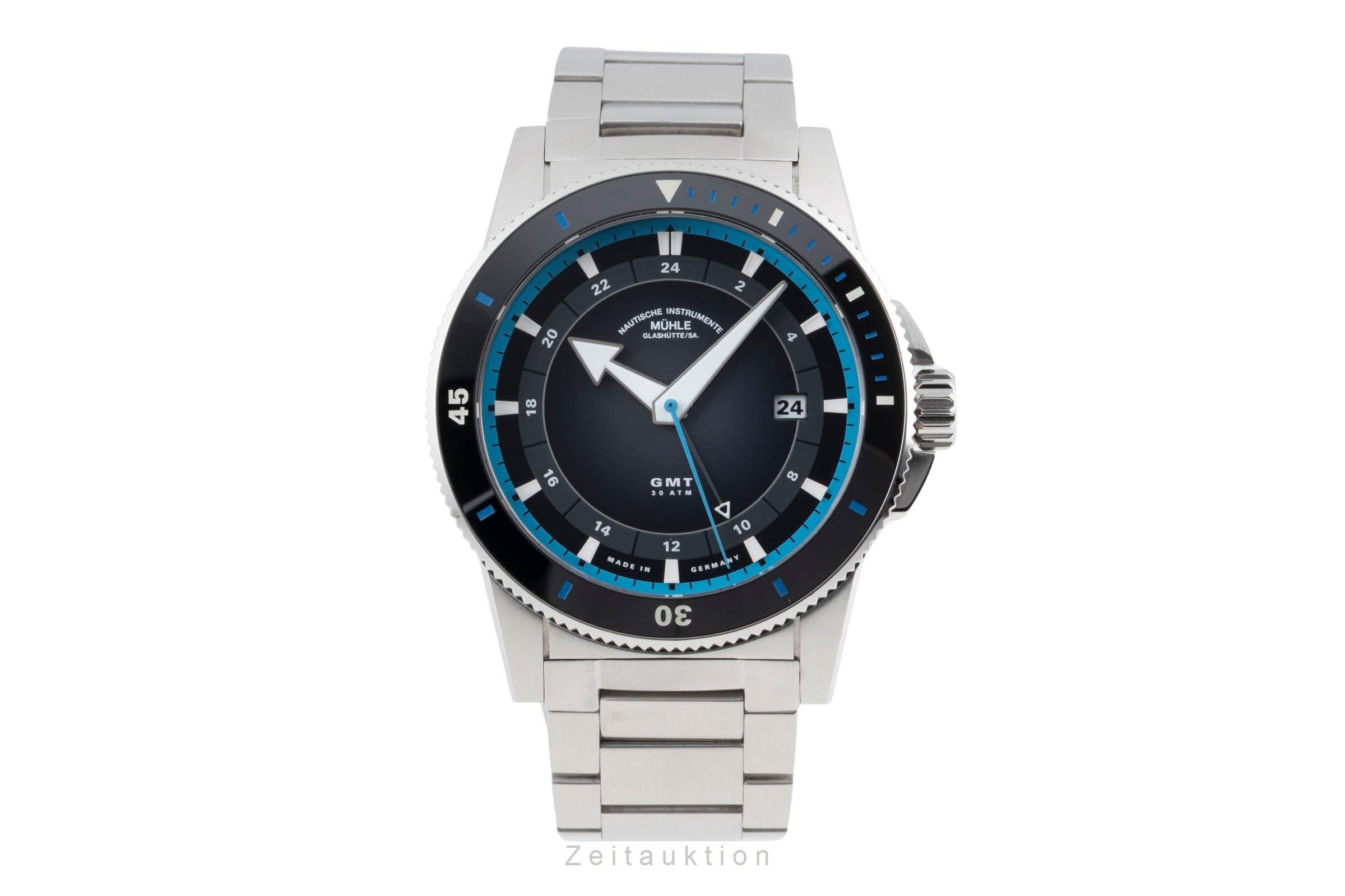 Mühle Sportivo Travel GMT Automatik Stahl Ref. M1-52-13 MB B&P 2025 NP: 2950,- € [2604311]