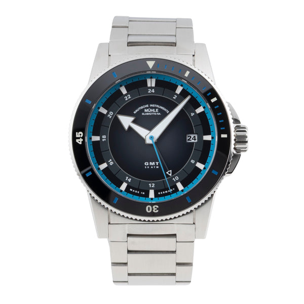 Mühle Sportivo Travel GMT Automatik Stahl Ref. M1-52-13 MB B&P 2025 NP: 2950,- € [2604311]