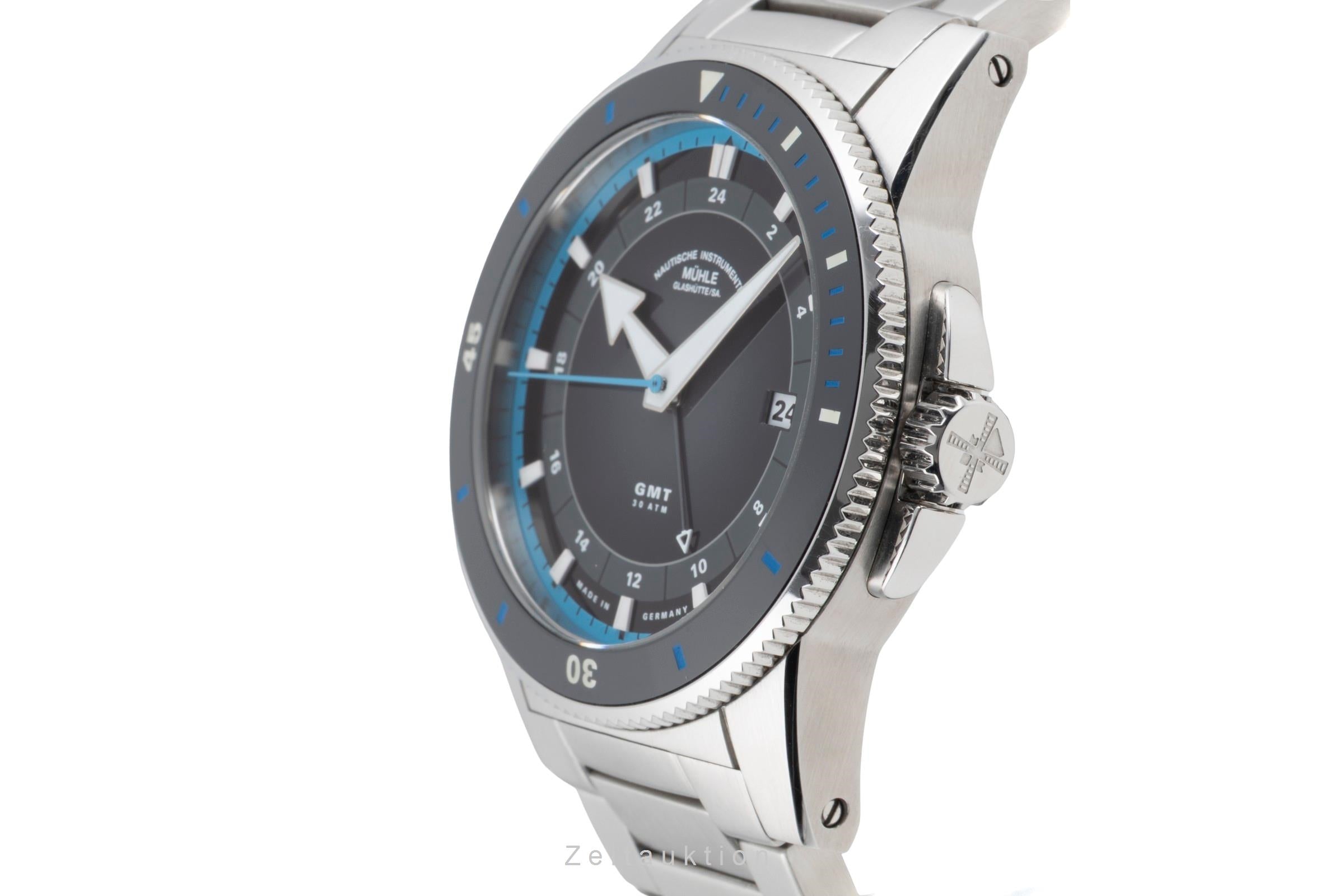 Mühle Sportivo Travel GMT Automatik Stahl Ref. M1-52-13 MB B&P 2025 NP: 2950,- € [2604311]