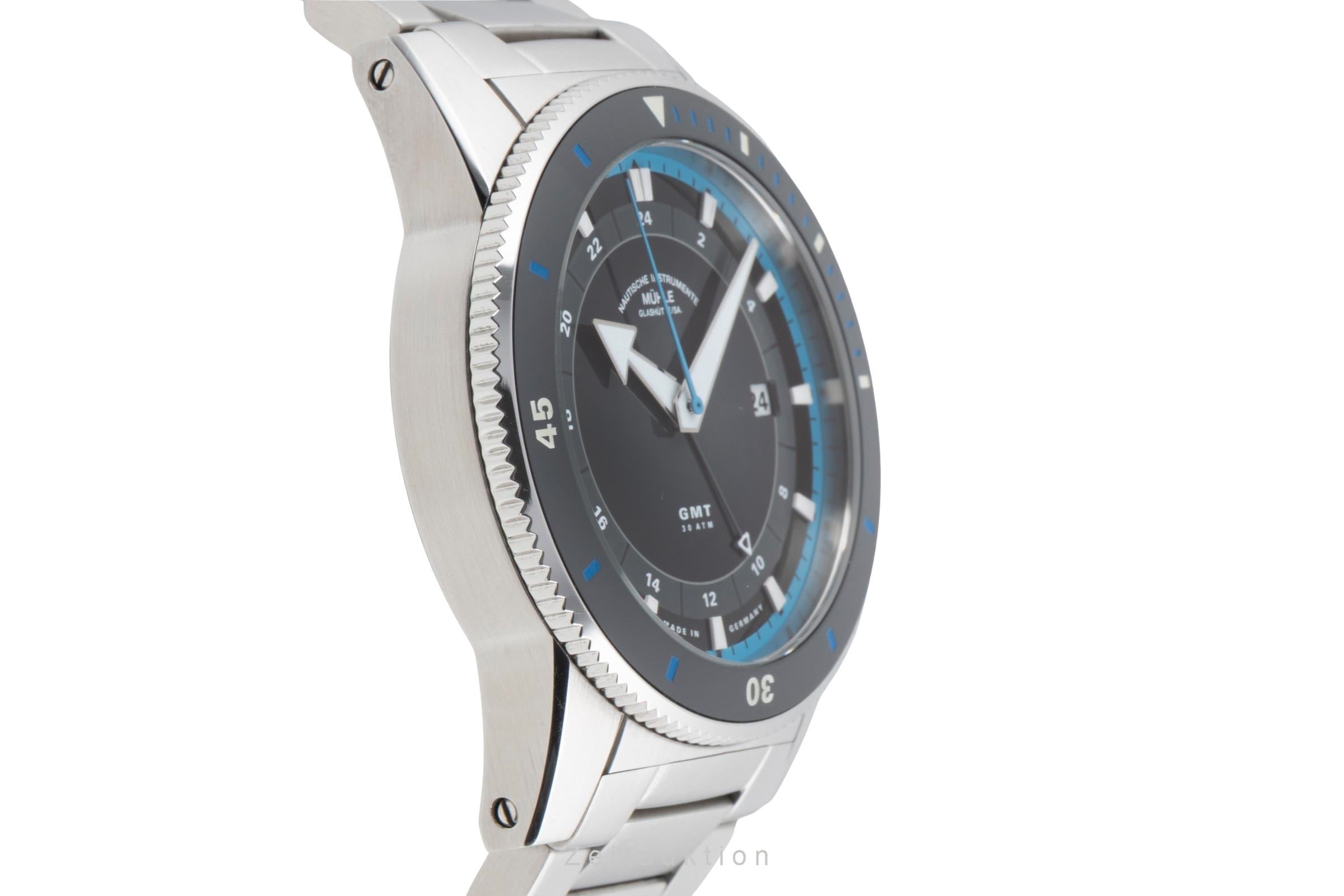 Mühle Sportivo Travel GMT Automatik Stahl Ref. M1-52-13 MB B&P 2025 NP: 2950,- € [2604311]