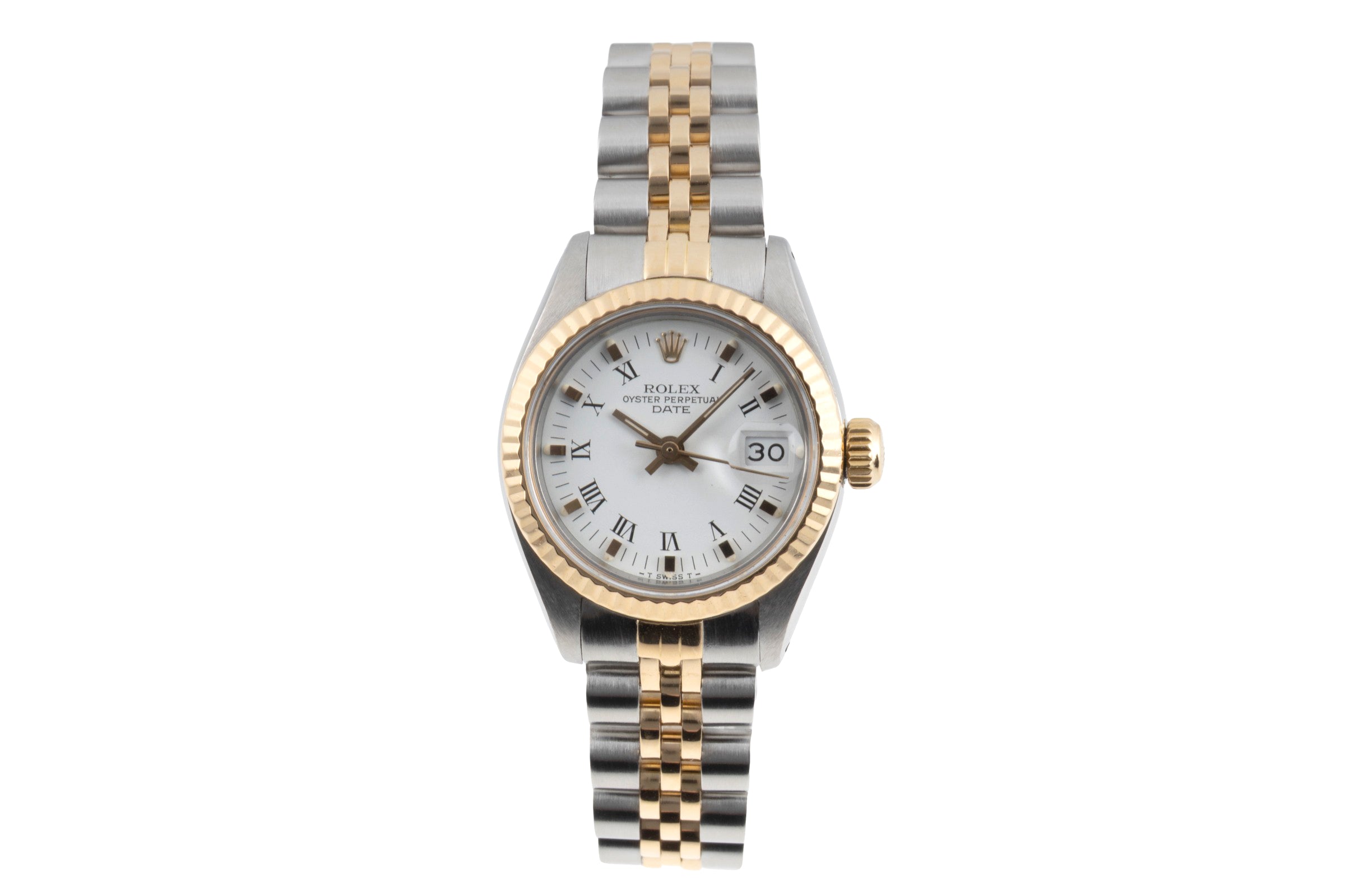 Rolex Lady Date acier / or  automatique montre pour femmes 6917 Vintage  [2604313]