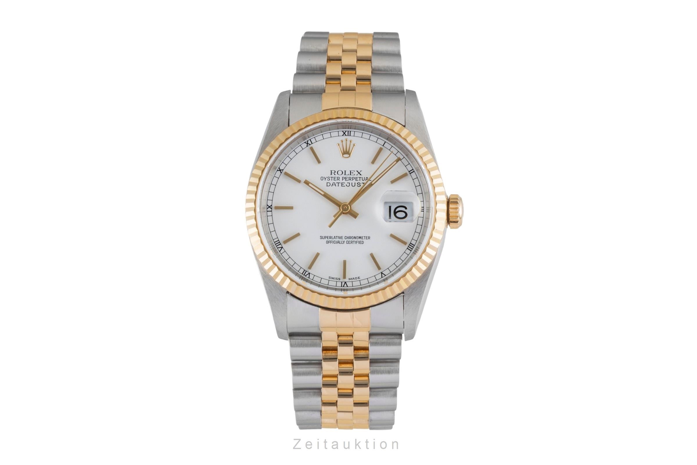 Rolex Datejust acero / oro automático reloj para caballeros 16233 LP: 15350EUR  [2604314]