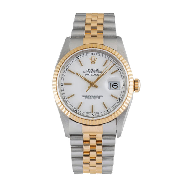 Rolex Datejust acero / oro automático reloj para caballeros 16233 LP: 15350EUR  [2604314]