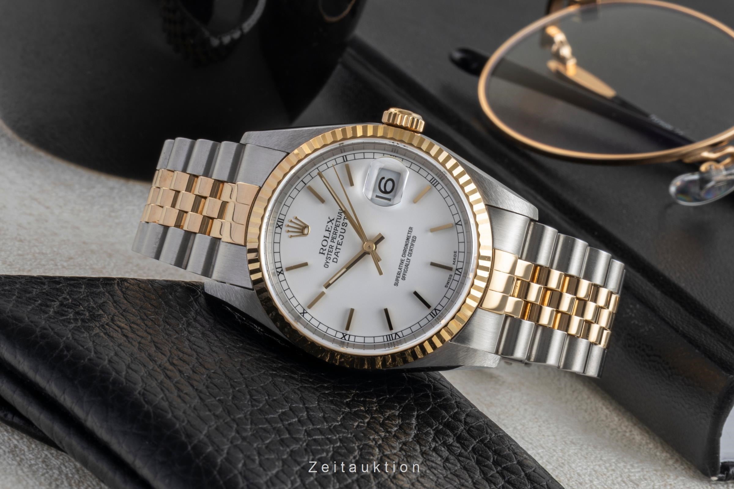 Rolex Datejust acero / oro automático reloj para caballeros 16233 LP: 15350EUR  [2604314]