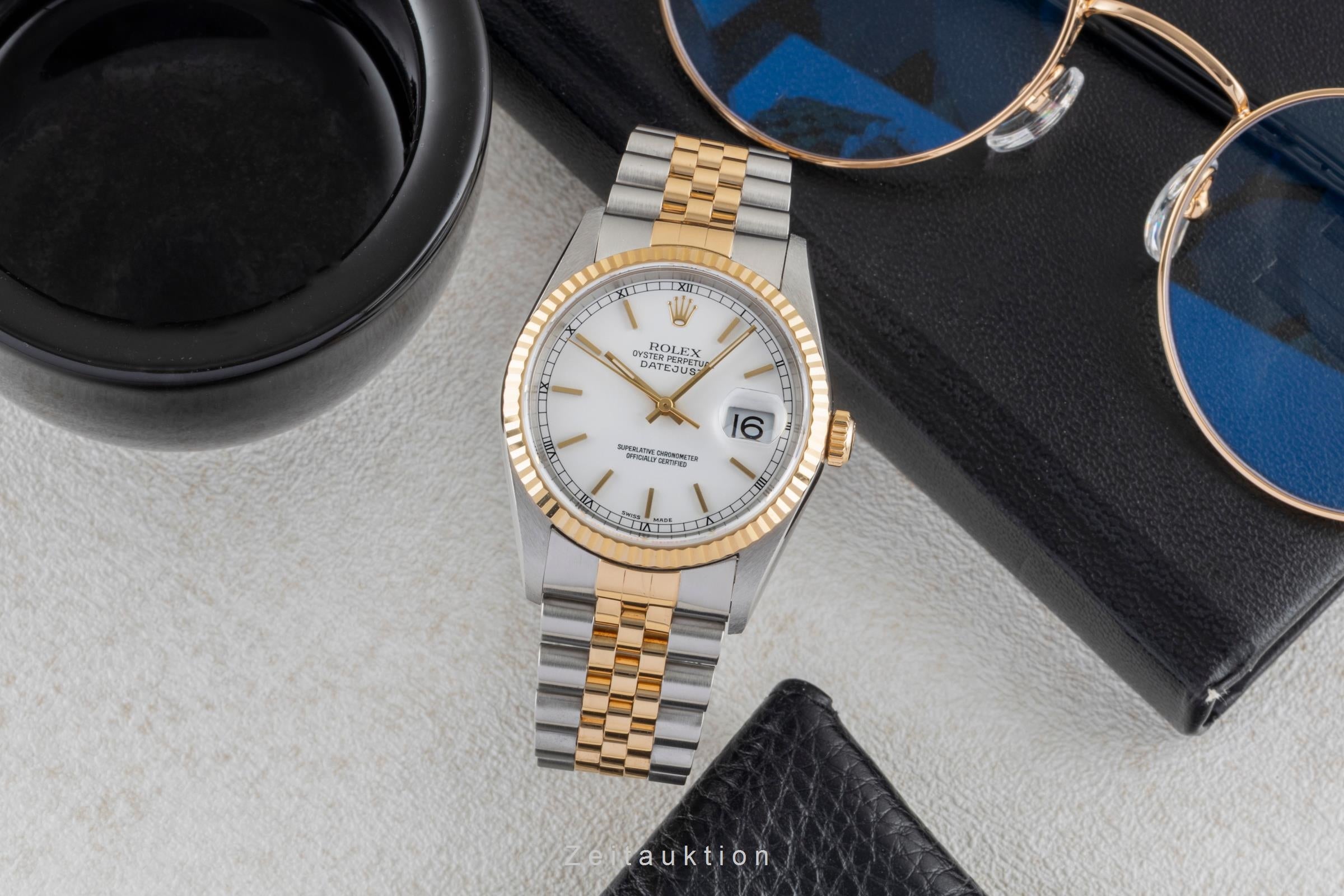 Rolex Datejust acero / oro automático reloj para caballeros 16233 LP: 15350EUR  [2604314]