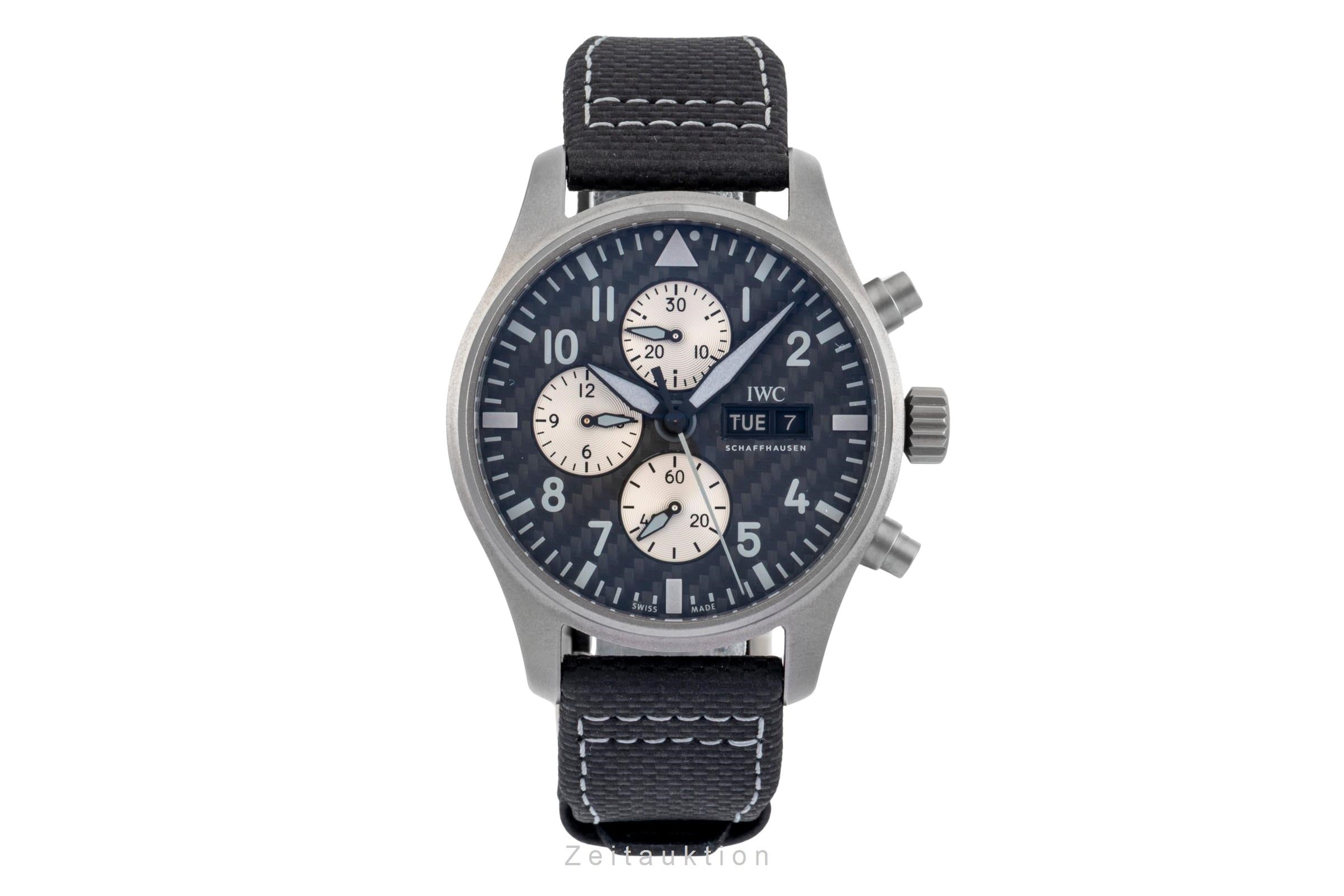 IWC Fliegerchronograph cronógrafo titanio automático reloj para caballeros IW377903  [2604315]