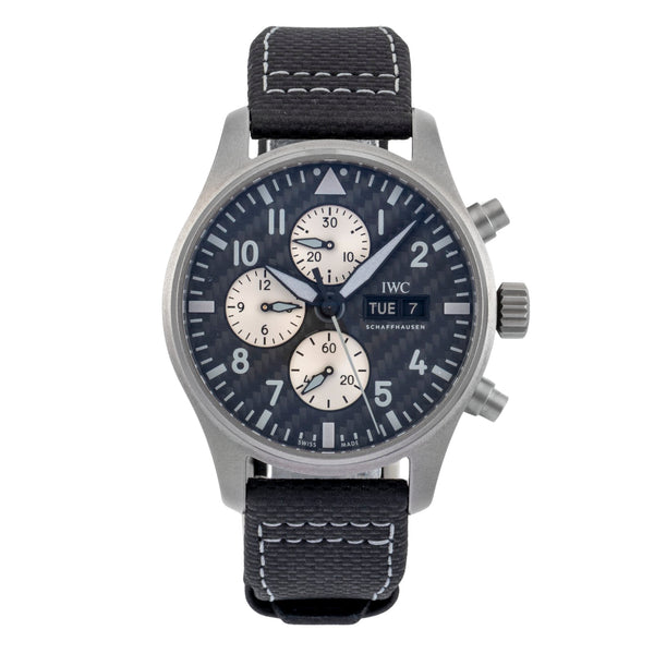 IWC Fliegerchronograph cronógrafo titanio automático reloj para caballeros IW377903  [2604315]