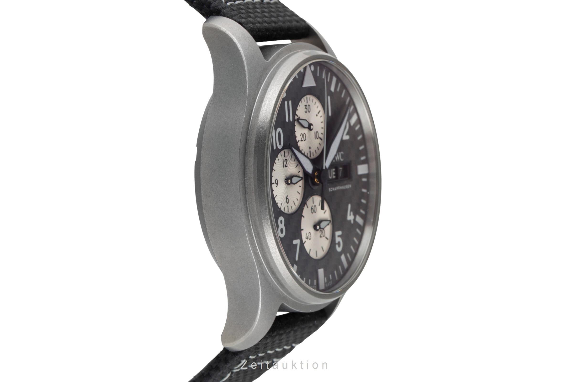 IWC Fliegerchronograph cronógrafo titanio automático reloj para caballeros IW377903  [2604315]