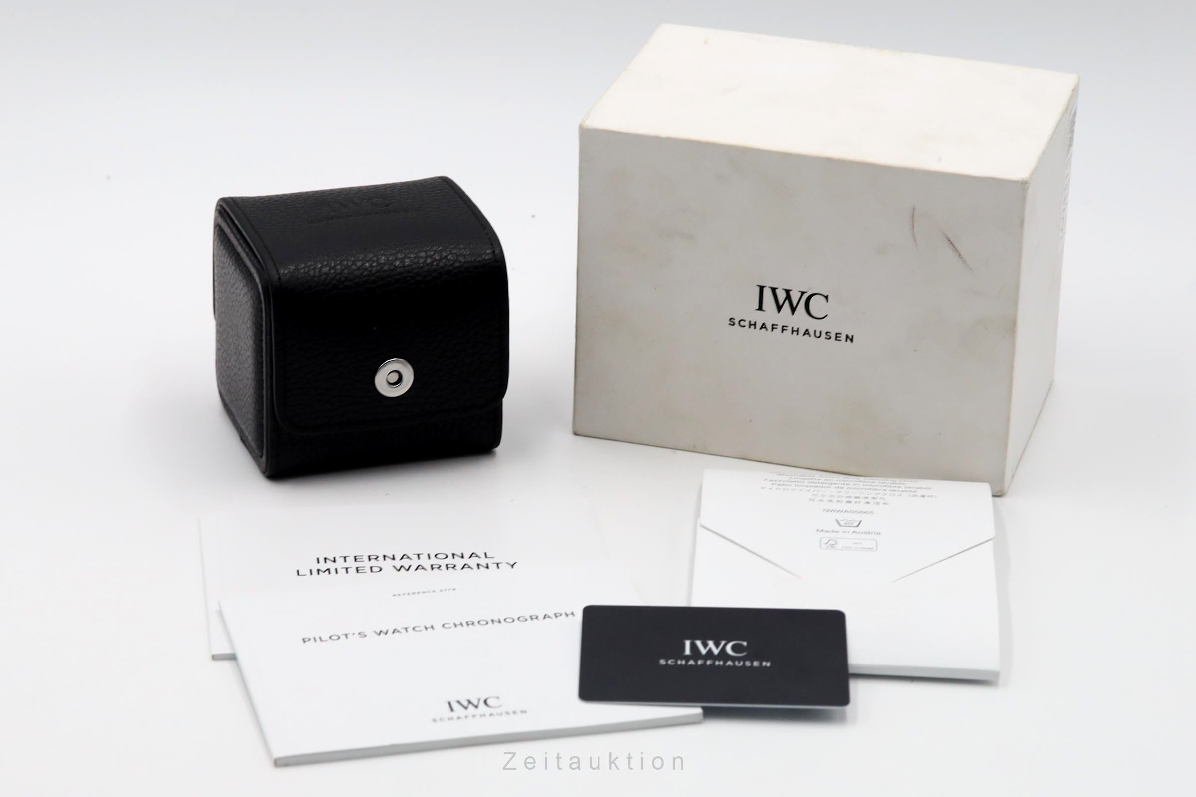IWC Fliegerchronograph cronógrafo titanio automático reloj para caballeros IW377903  [2604315]