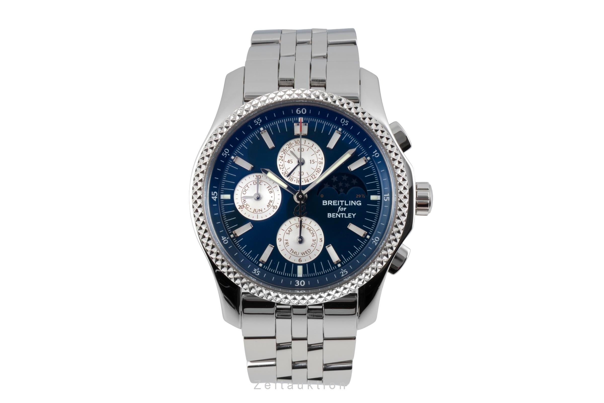 Breitling Bentley Mark VI chronograph steel / platinium automatic men's watch P19362  [2604316]