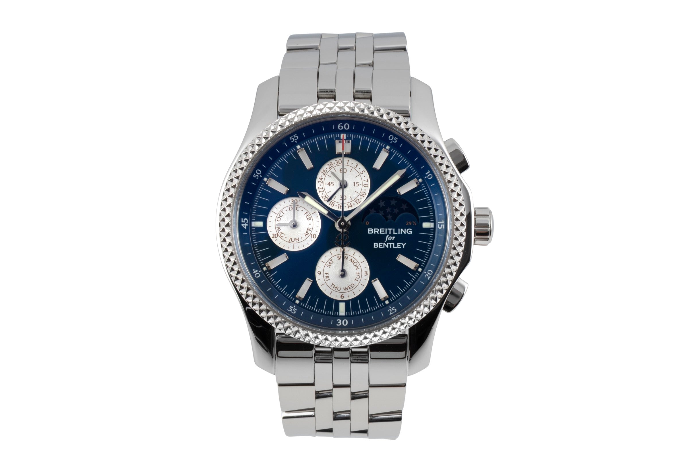 Breitling Bentley Mark VI chronograph steel / platinium automatic men's watch P19362  [2604316]