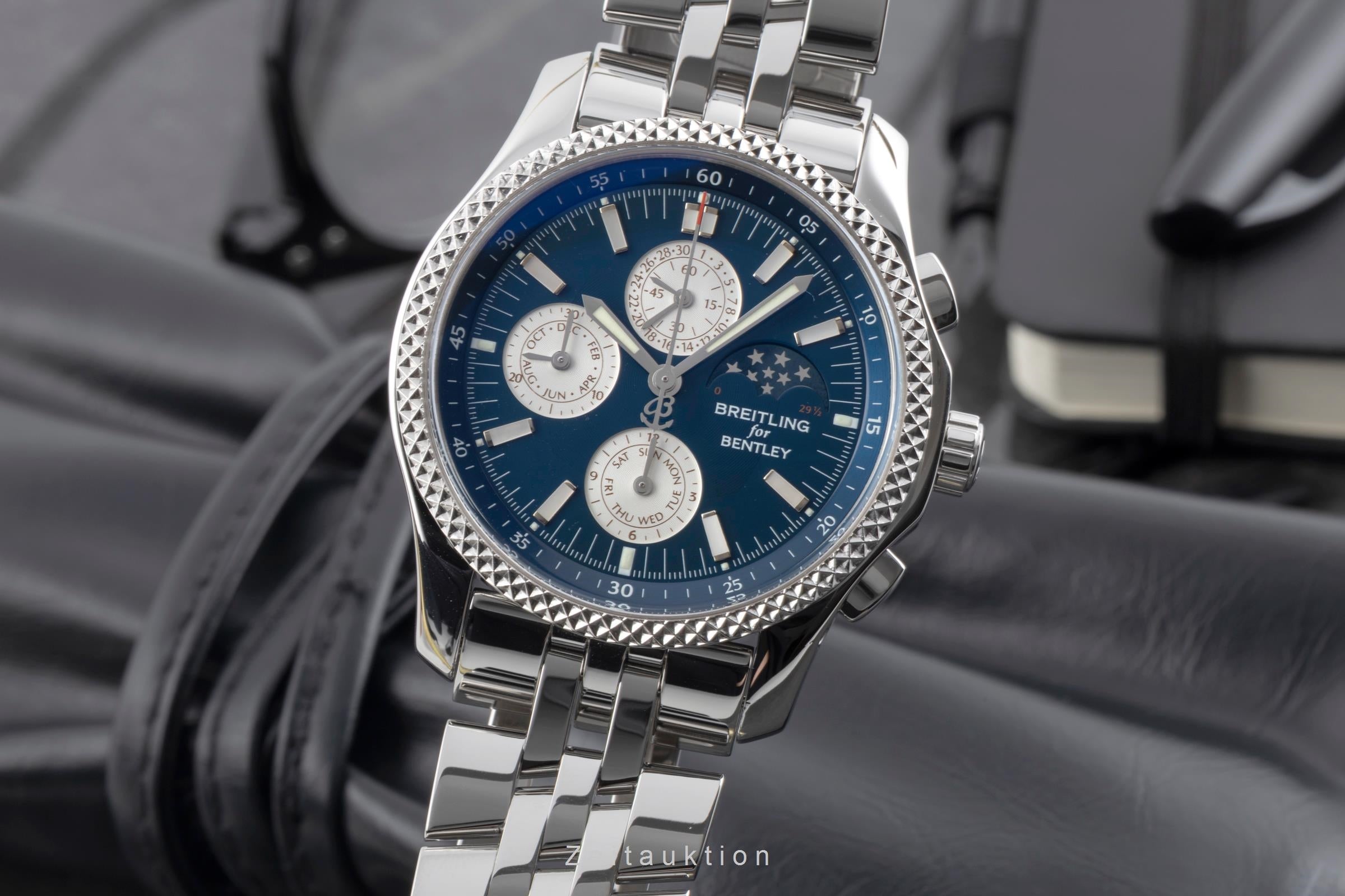 Breitling Bentley Mark VI chronograph steel / platinium automatic men's watch P19362  [2604316]