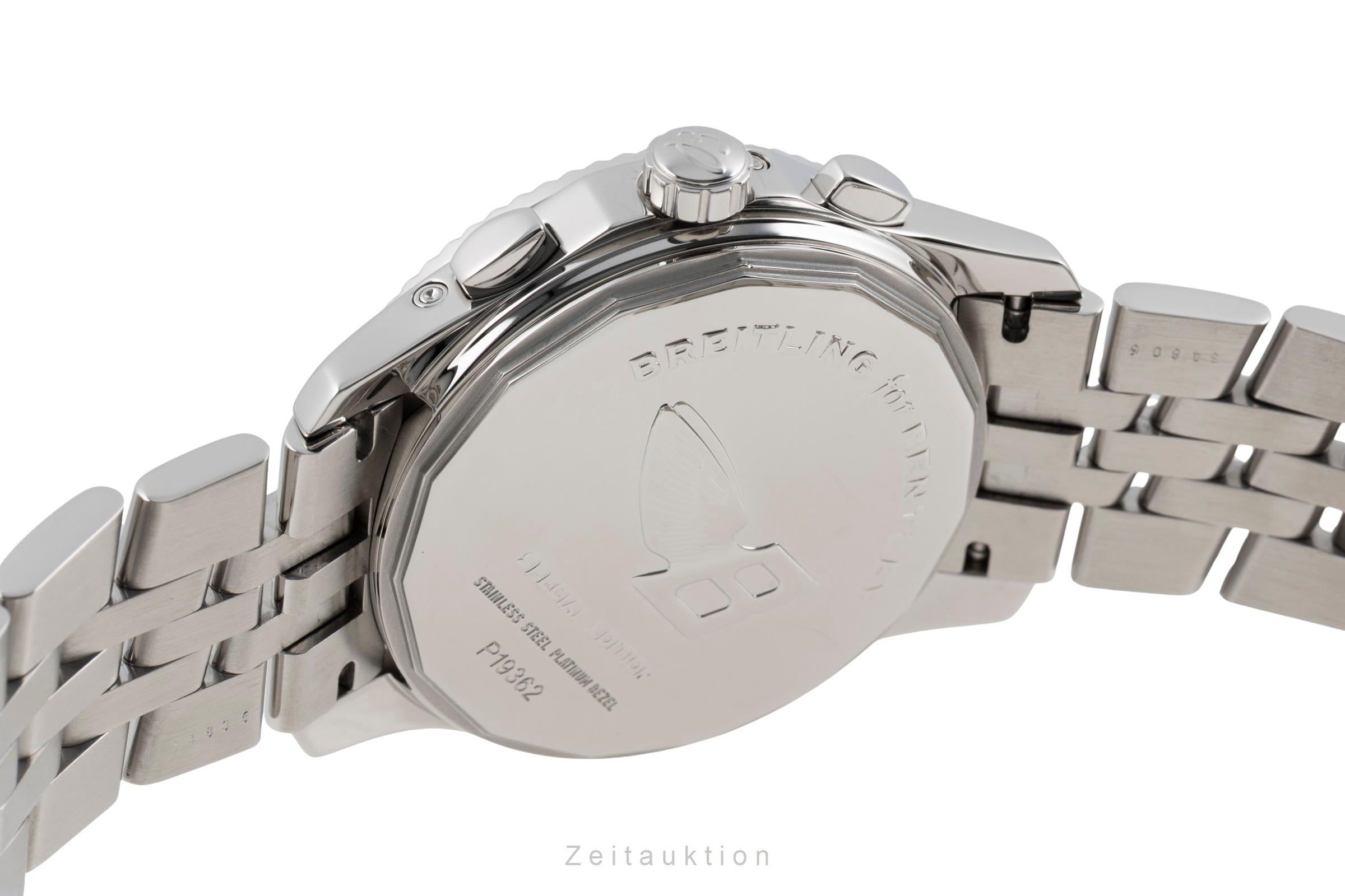 Breitling Bentley Mark VI chronograph steel / platinium automatic men's watch P19362  [2604316]